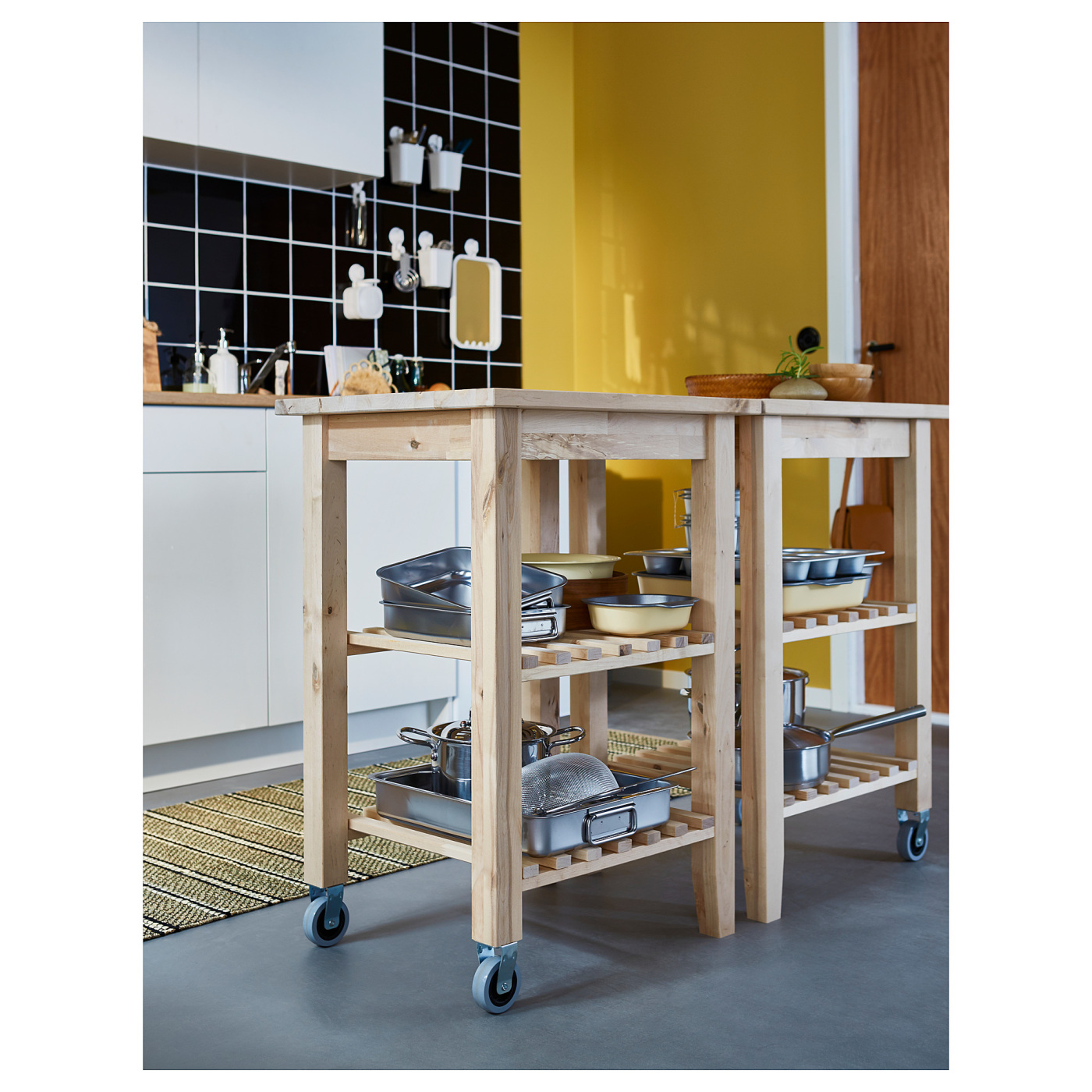 BEKVÄM kitchen trolley birch - IKEA