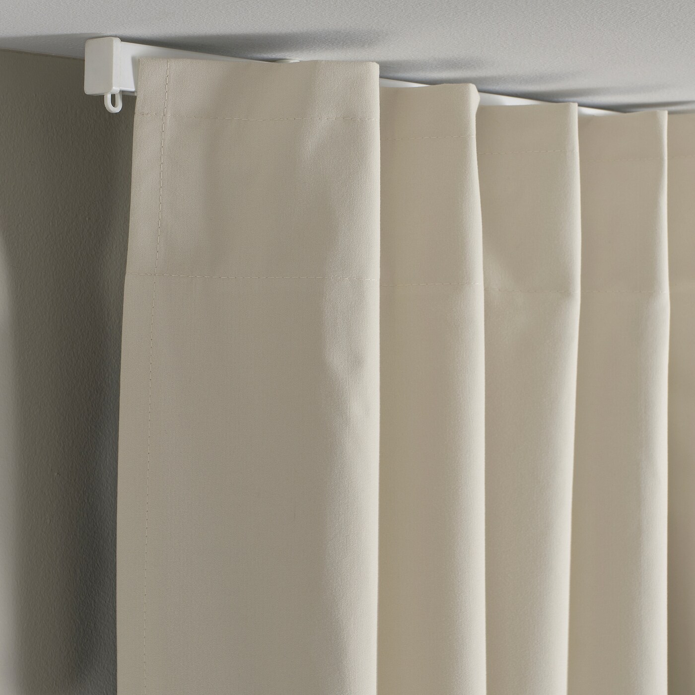 値下げ我谷風盆　約31.5cm×約21cm×約3.5cm BENGTA block-out curtain, 1 piece beige/with heading tape - IKEA