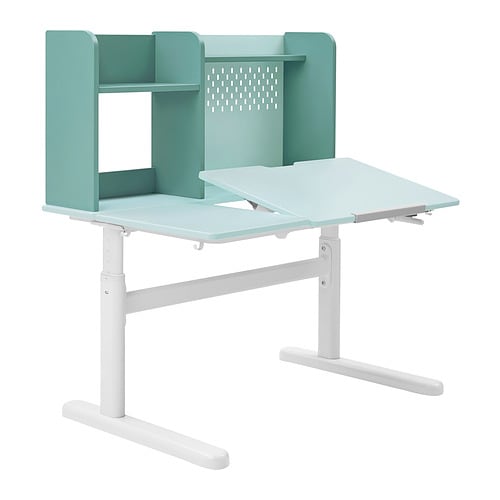 MICKE desk white/light turquoise - IKEA MICKE desk white/light turquoise - IKEA