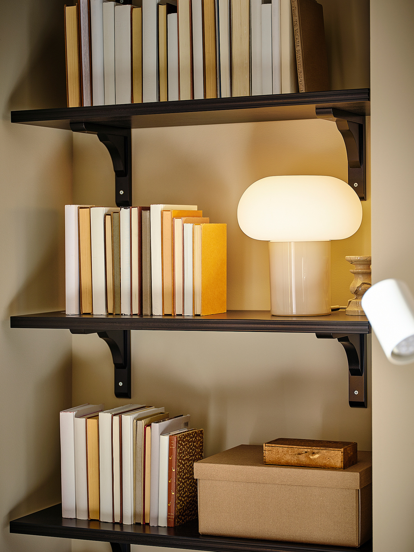 BERGSHULT / RAMSHULT wall shelf brown-black - IKEA