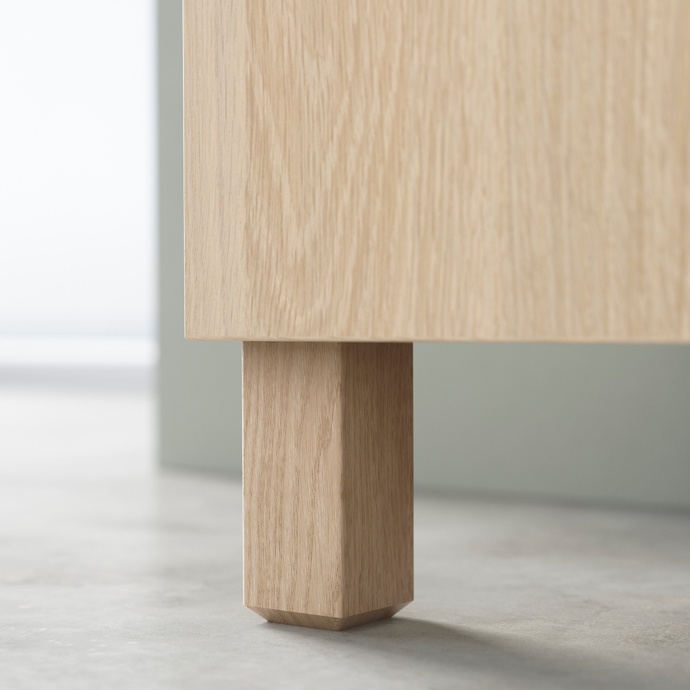 BESTÅ cabinet unit white stained oak effect - IKEA