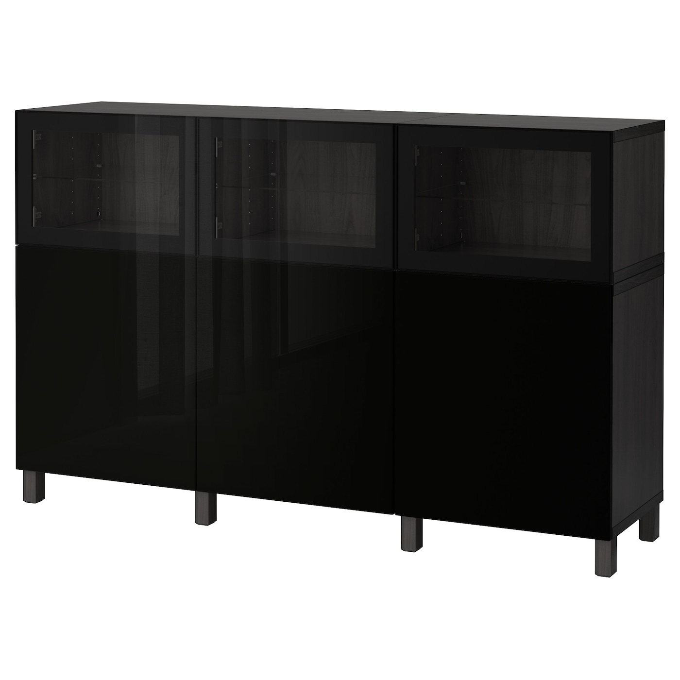 BESTÅ storage combination with doors black-brown Selsviken BESTÅ storage combination with doors black-brown Selsviken