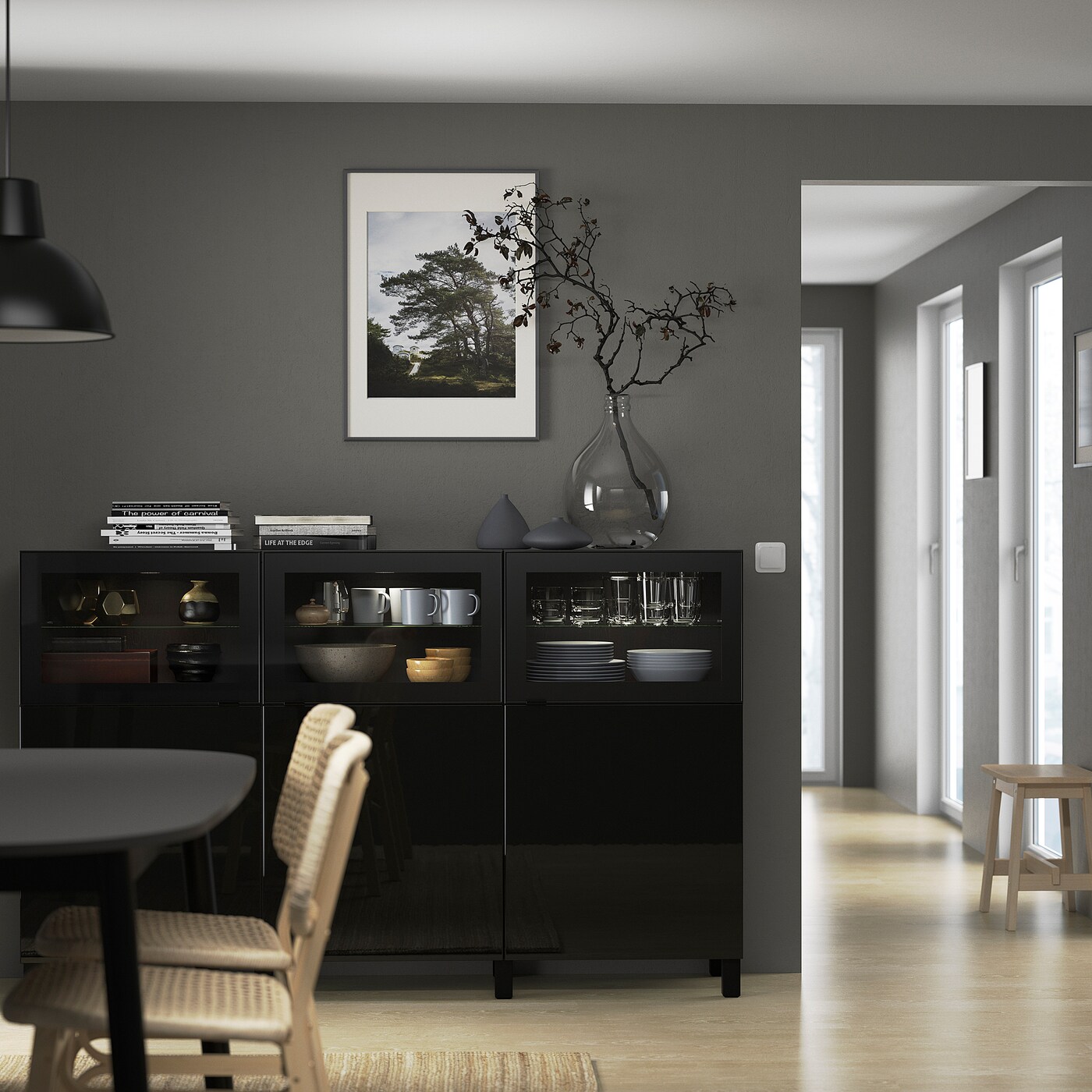BESTÅ storage combination with doors black-brown Selsviken BESTÅ storage combination with doors black-brown Selsviken