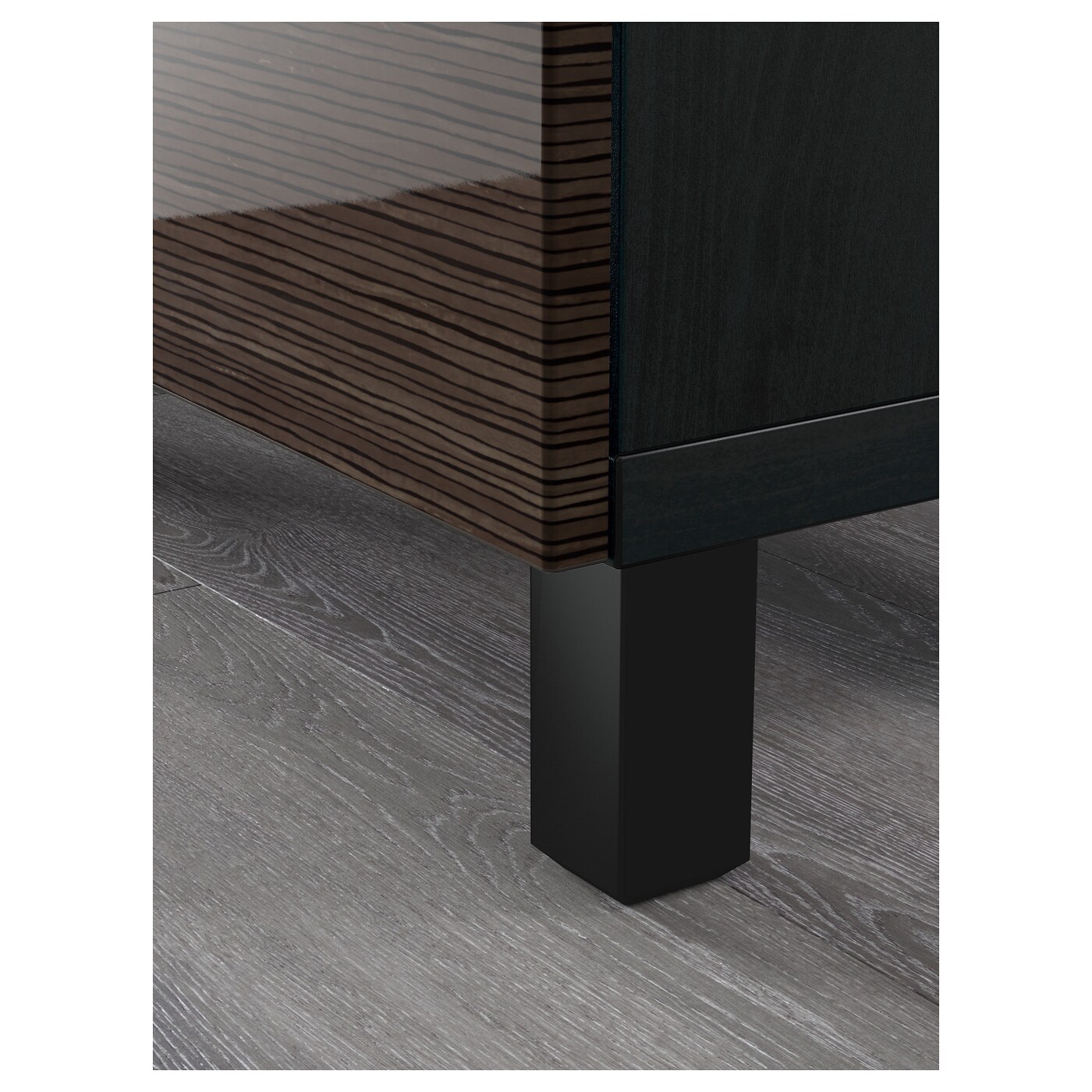 IKEA イケア シェルフユニット ブラック 100x136cm big10339294