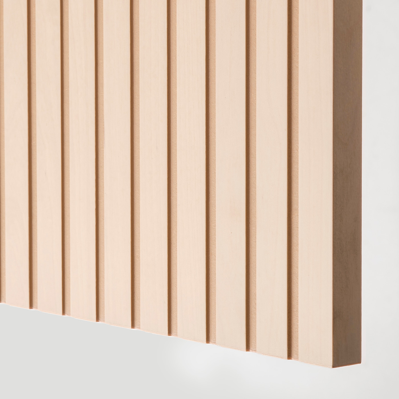 BESTÅ storage combination with doors white/Björköviken birch