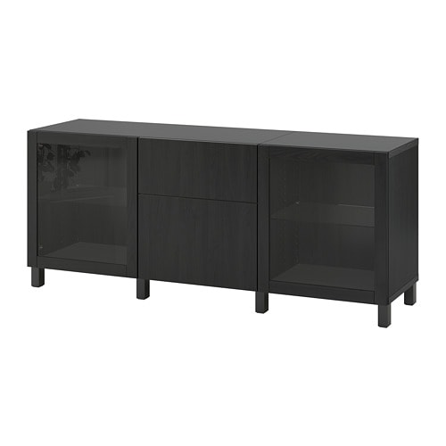 BESTÅ storage combination with drawers white Riksviken/light
