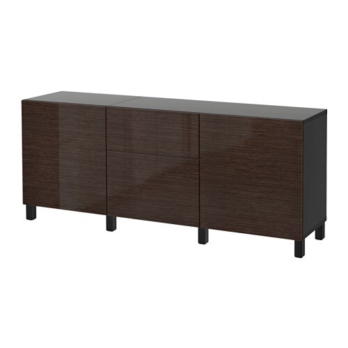 KOPPANG コッパン KOPPANG chest of 3 drawers black-brown - IKEA