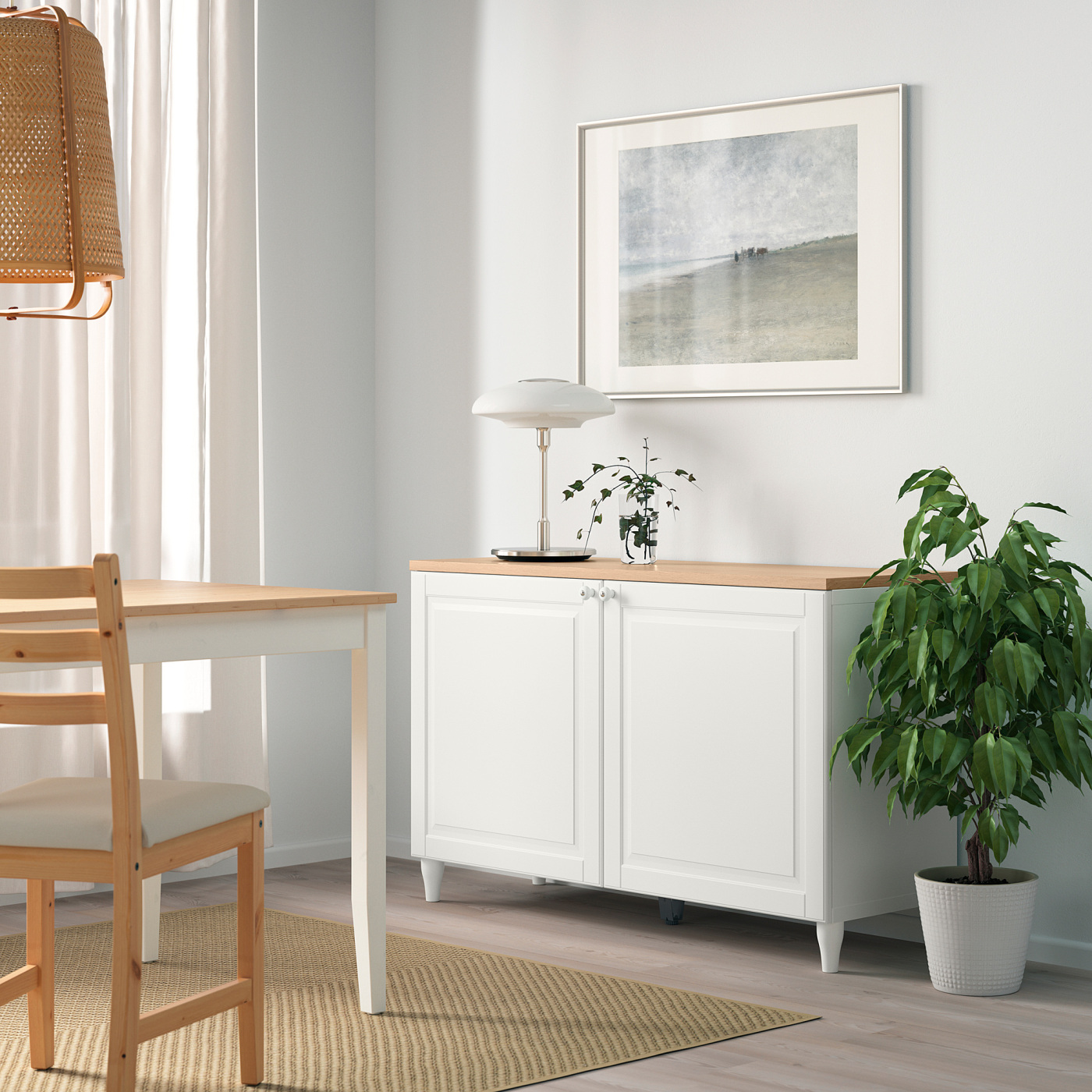BESTÅ top panel oak veneer - IKEA