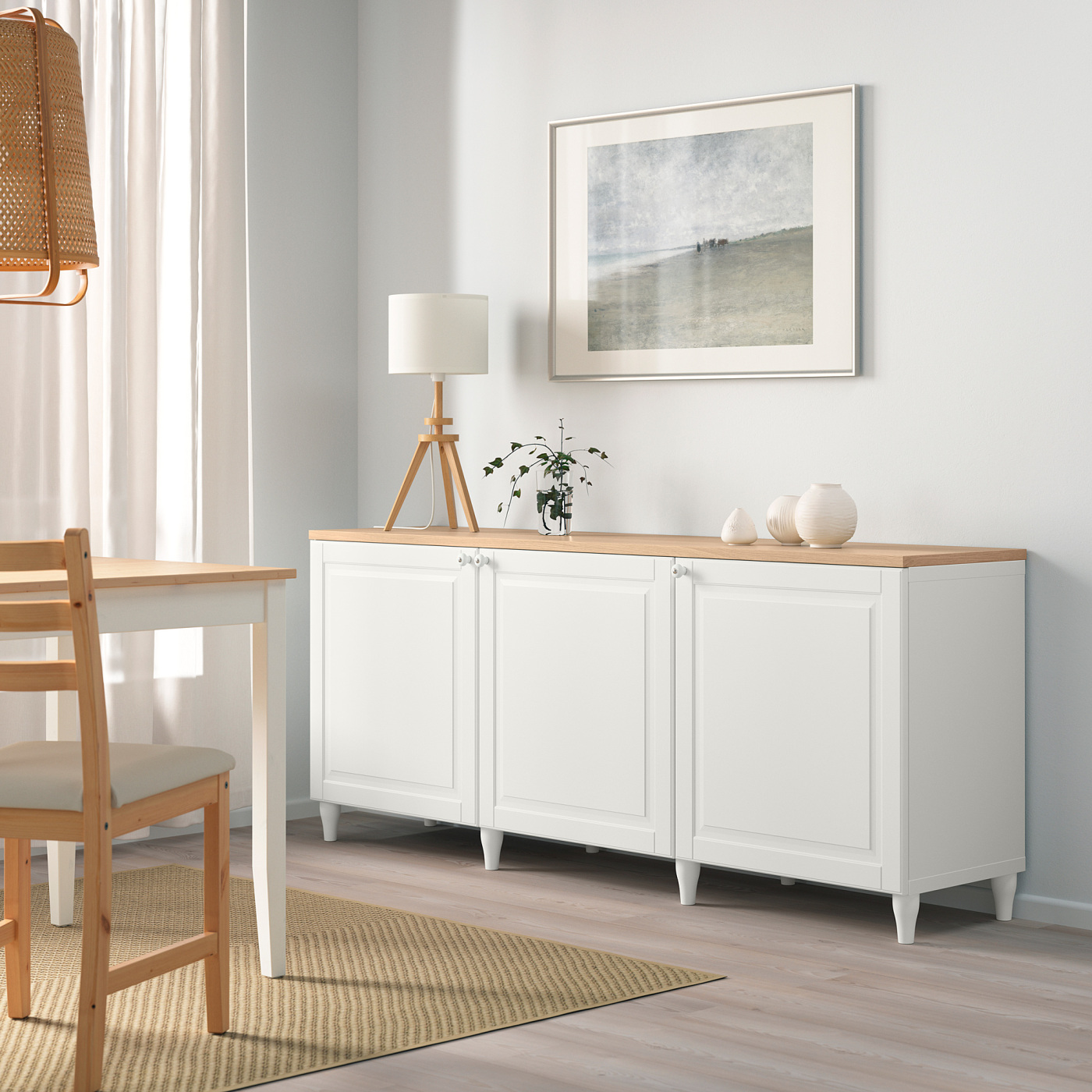 BESTÅ top panel oak veneer - IKEA
