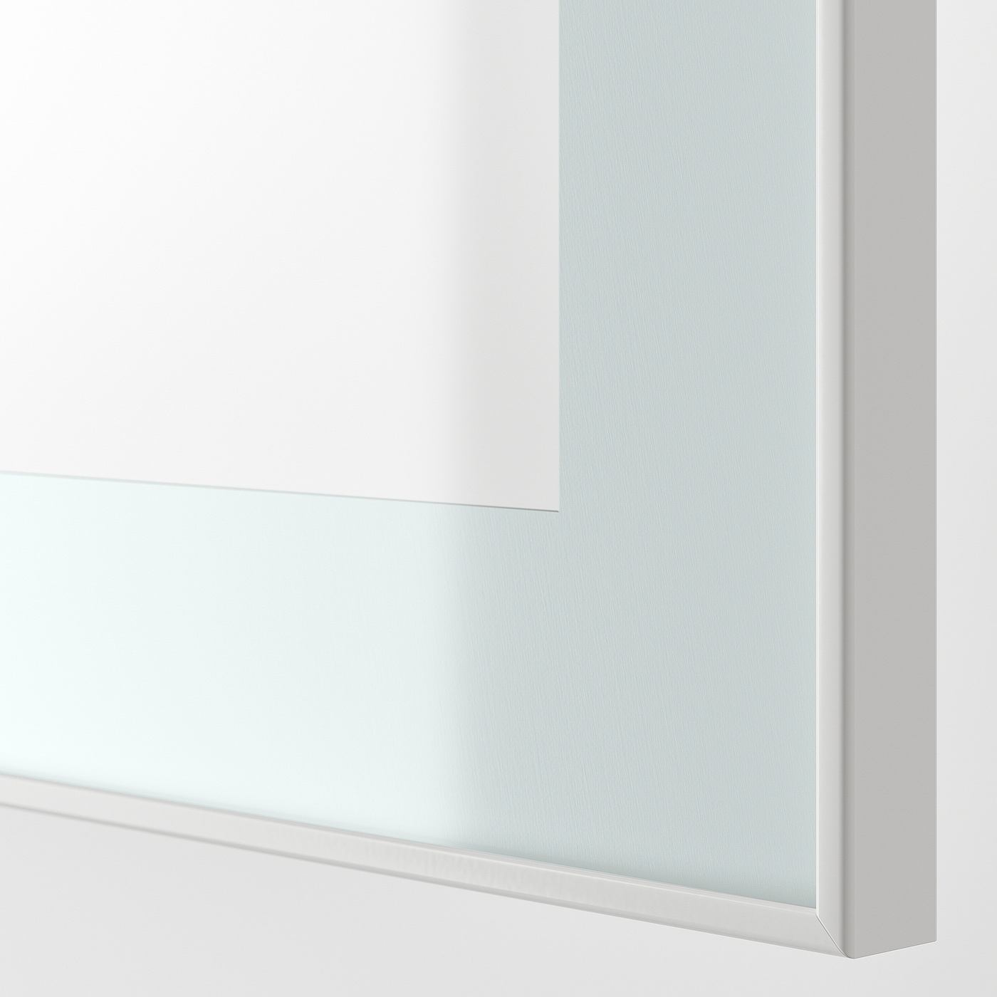 BESTÅ wall-mounted cabinet combination white Glassvik/white