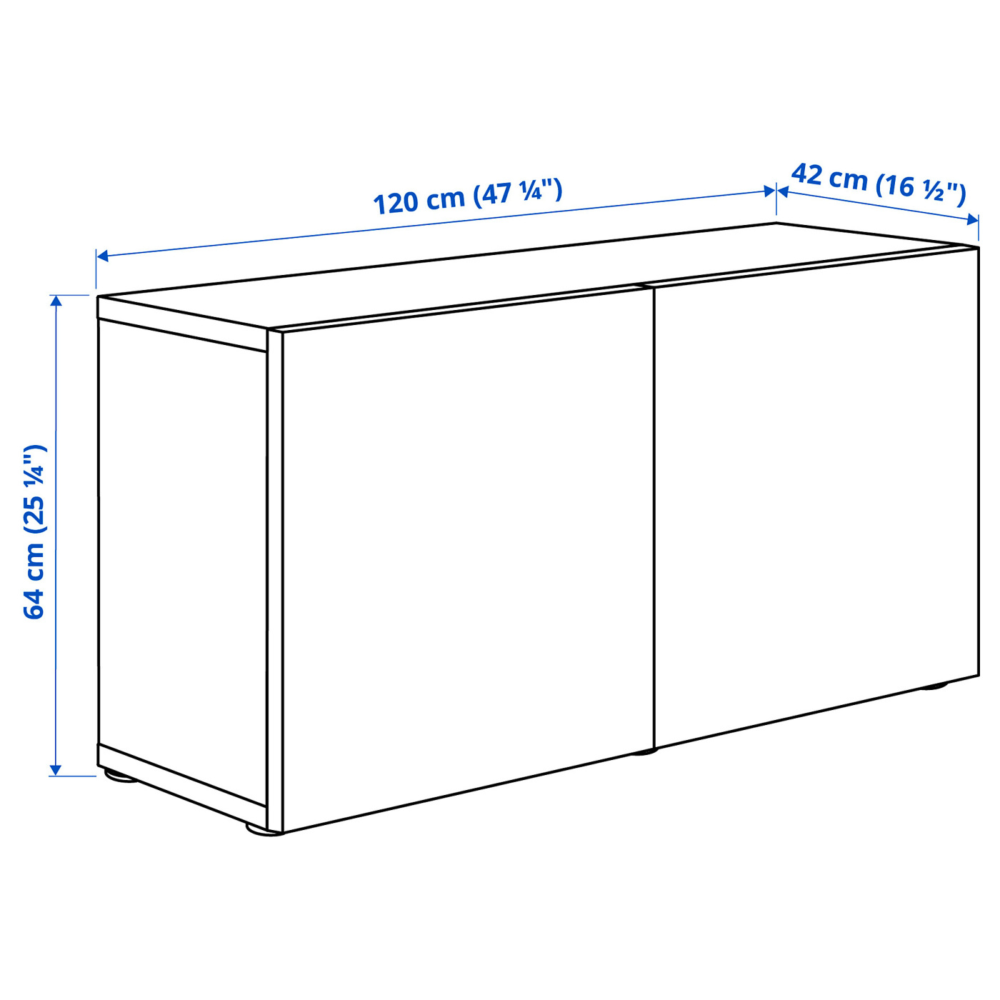 BESTÅ wall-mounted cabinet combination white Hedeviken/oak veneer