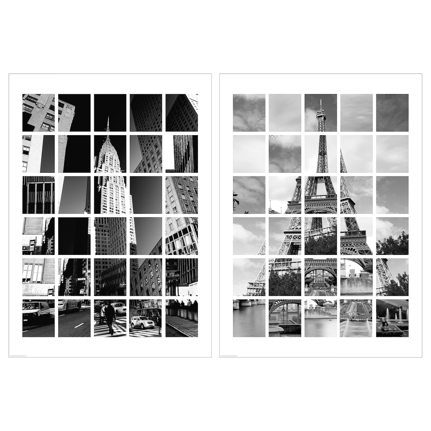 BILD poster city puzzle - IKEA