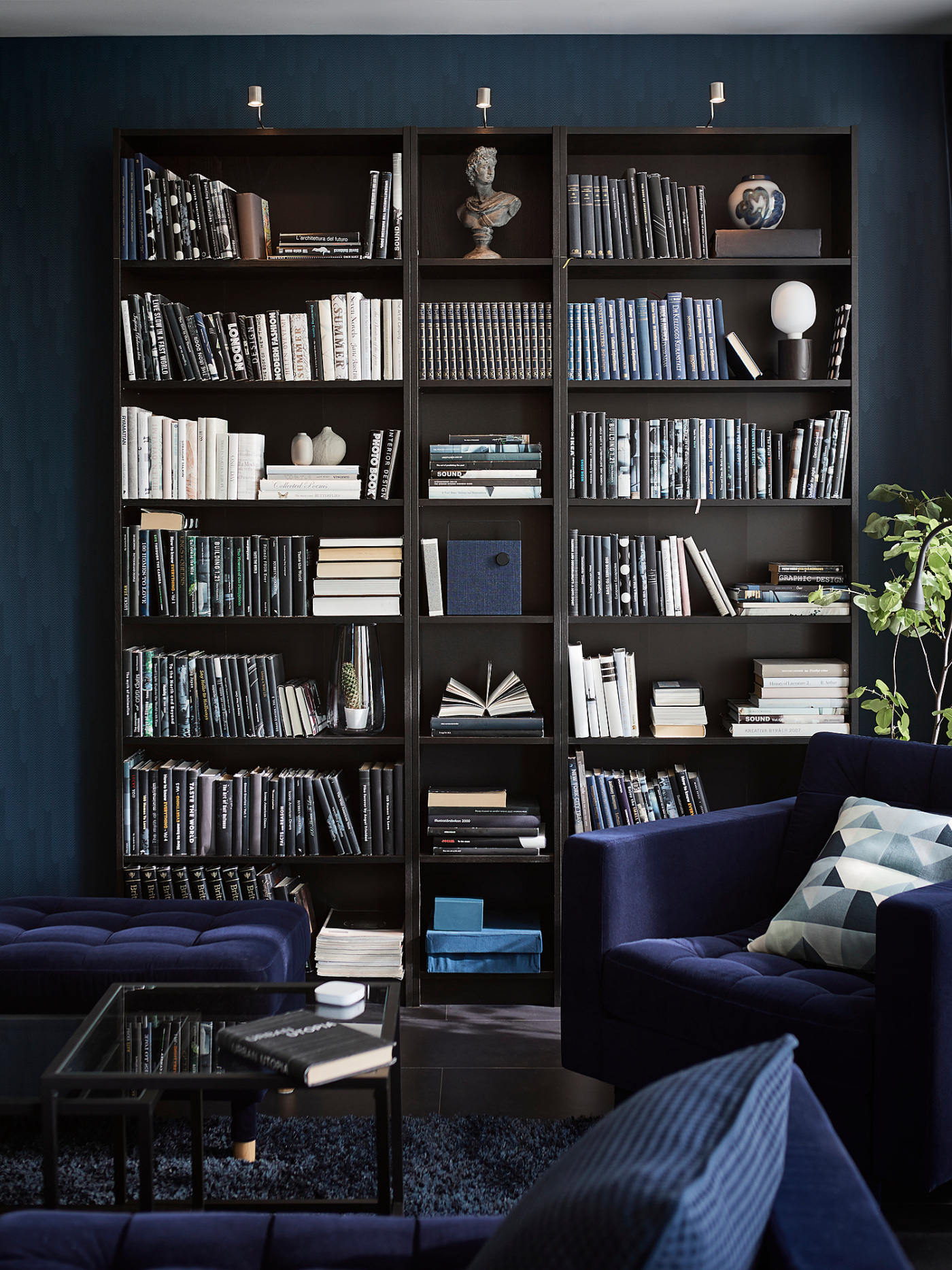BILLY bookcase black-brown - IKEA
