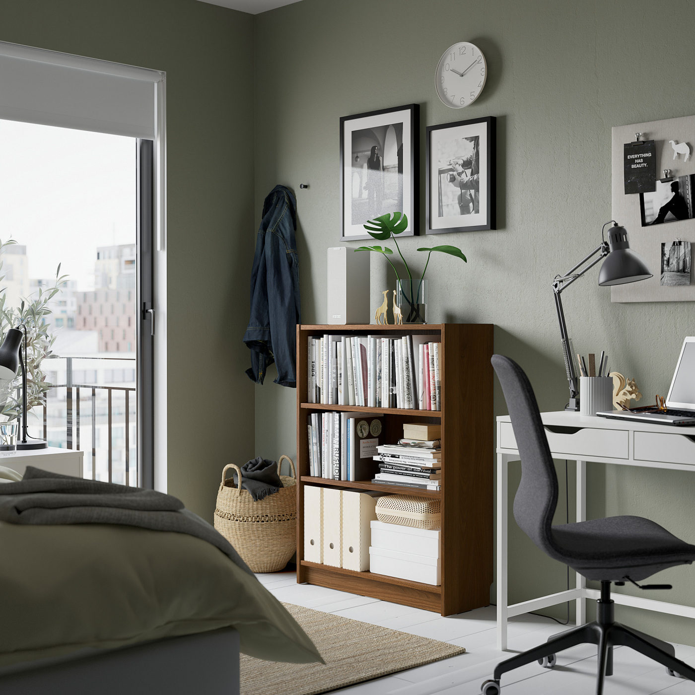 BILLY bookcase brown walnut effect - IKEA
