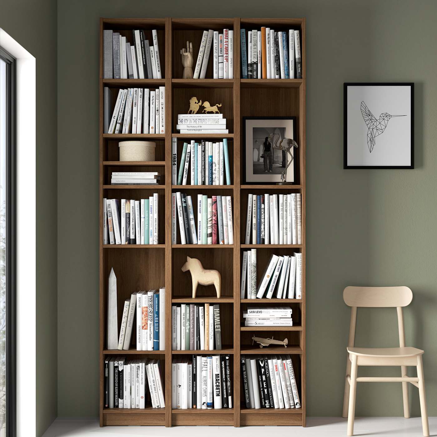 BILLY bookcase comb with extension units brown walnut effect - IKEA