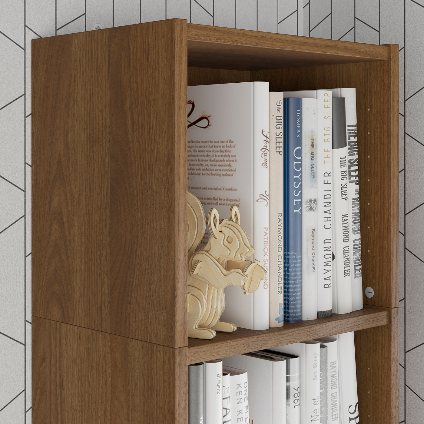 BILLY height extension unit brown walnut effect - IKEA