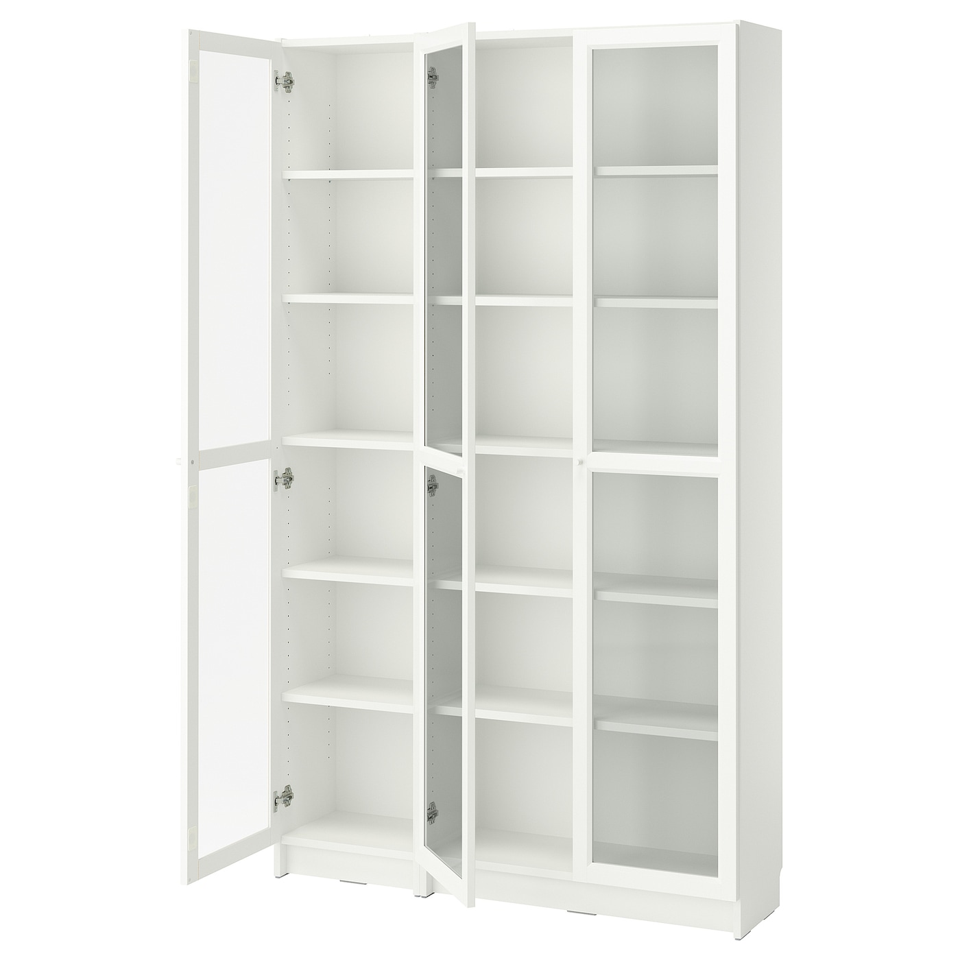 (友夢) IKEA BILLY OXBERG ピース3 BILLY / OXBERG bookcase with glass-doors white - IKEA