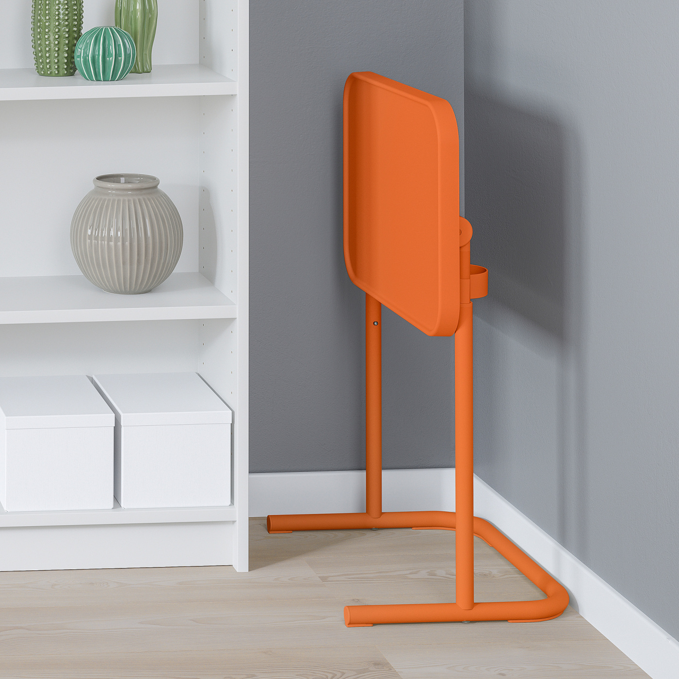 BJÖRKÅSEN laptop stand brown-orange - IKEA