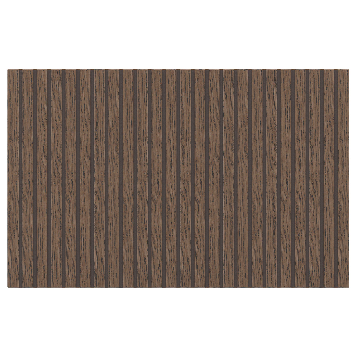 BJÖRKÖVIKEN door/drawer front brown stained oak veneer - IKEA