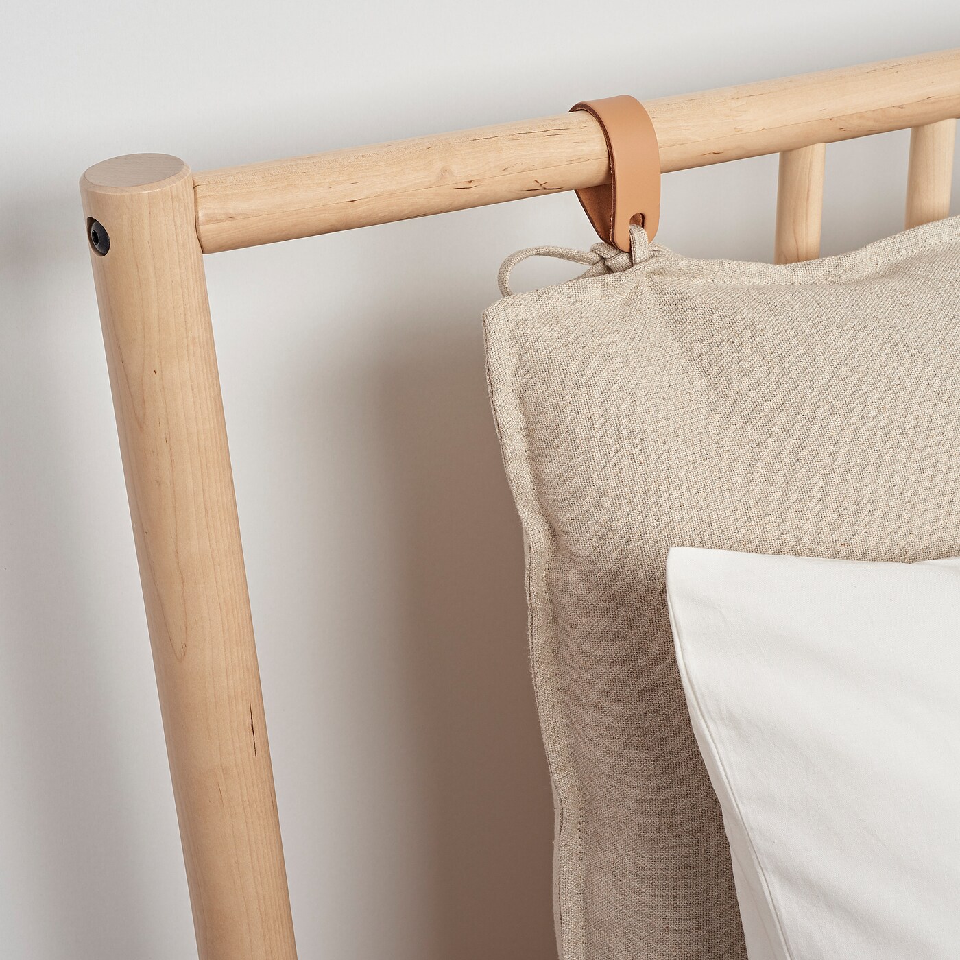 BJÖRKSNÄS bed frame birch/Luröy - IKEA