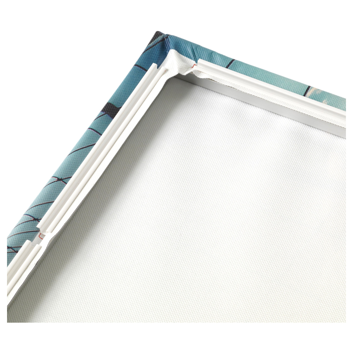 BJÖRKSTA picture with frame doorway/aluminium-colour - IKEA