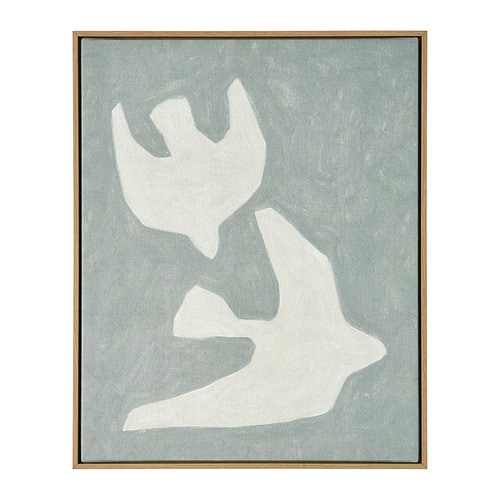 PJÄTTERYD picture, set of 9 Mist in the forest - IKEA