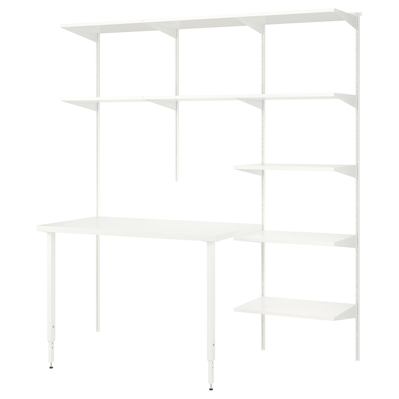 その他 IKEA - 6.15 BOAXEL / LAGKAPTEN shelving unit with table top white - IKEA