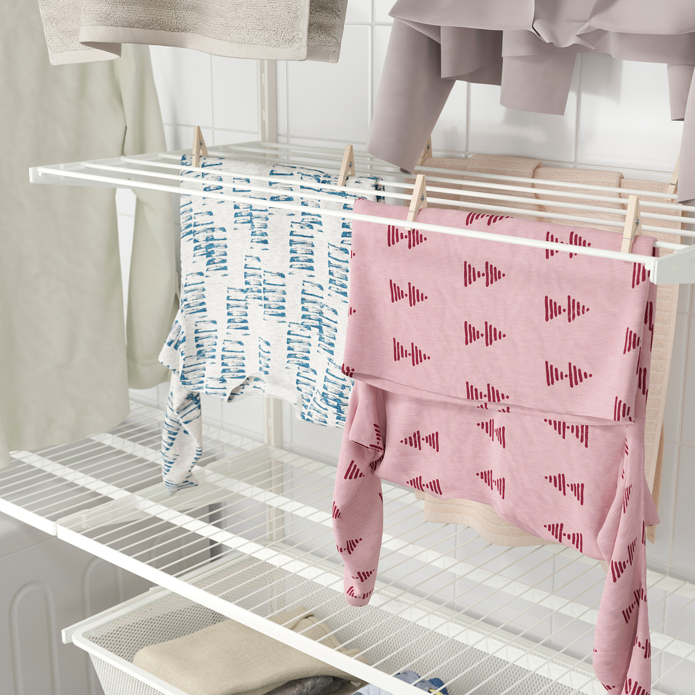 BOAXEL laundry combination white - IKEA