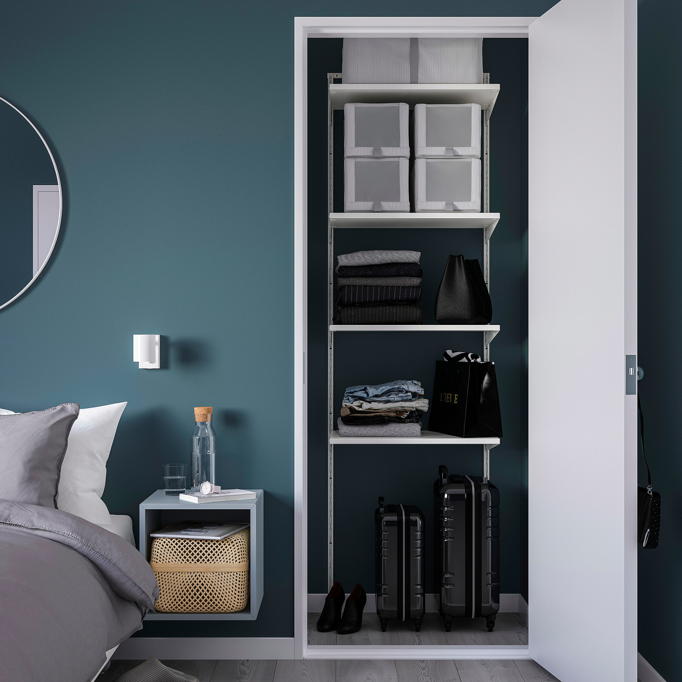 BOAXEL shelving unit white - IKEA