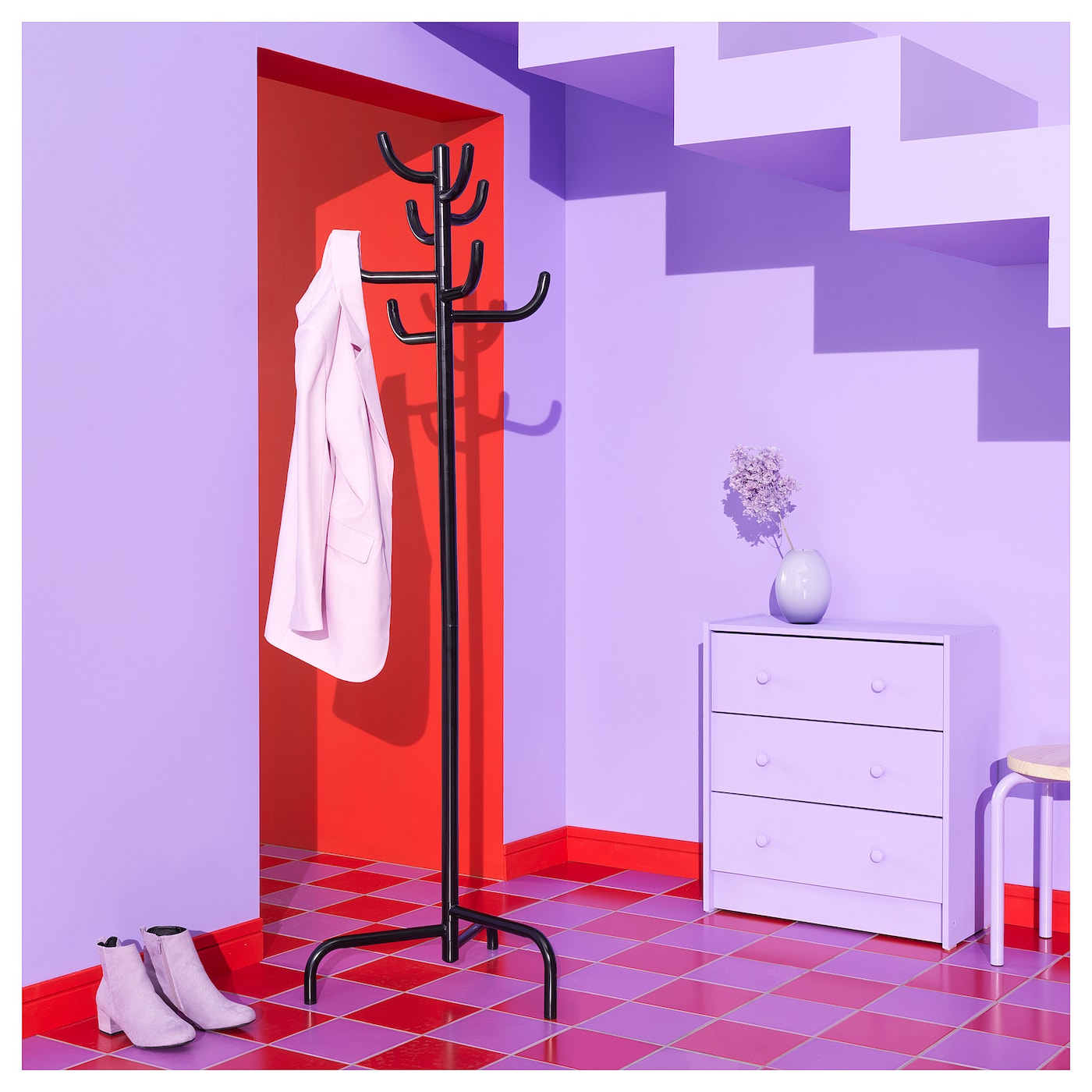 BONDSKÄRET hat and coat stand black - IKEA