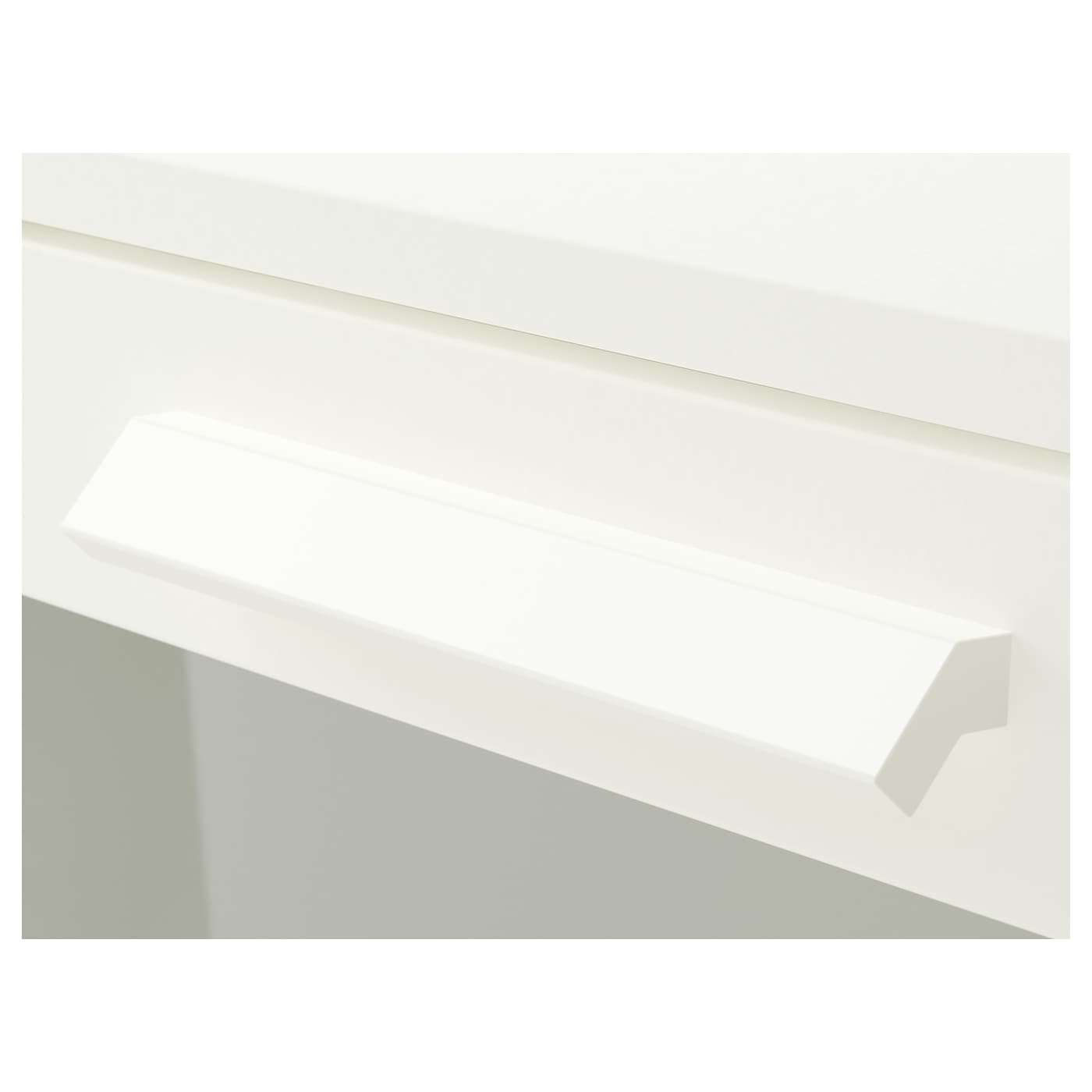 BRIMNES chest of 4 drawers white/frosted glass - IKEA