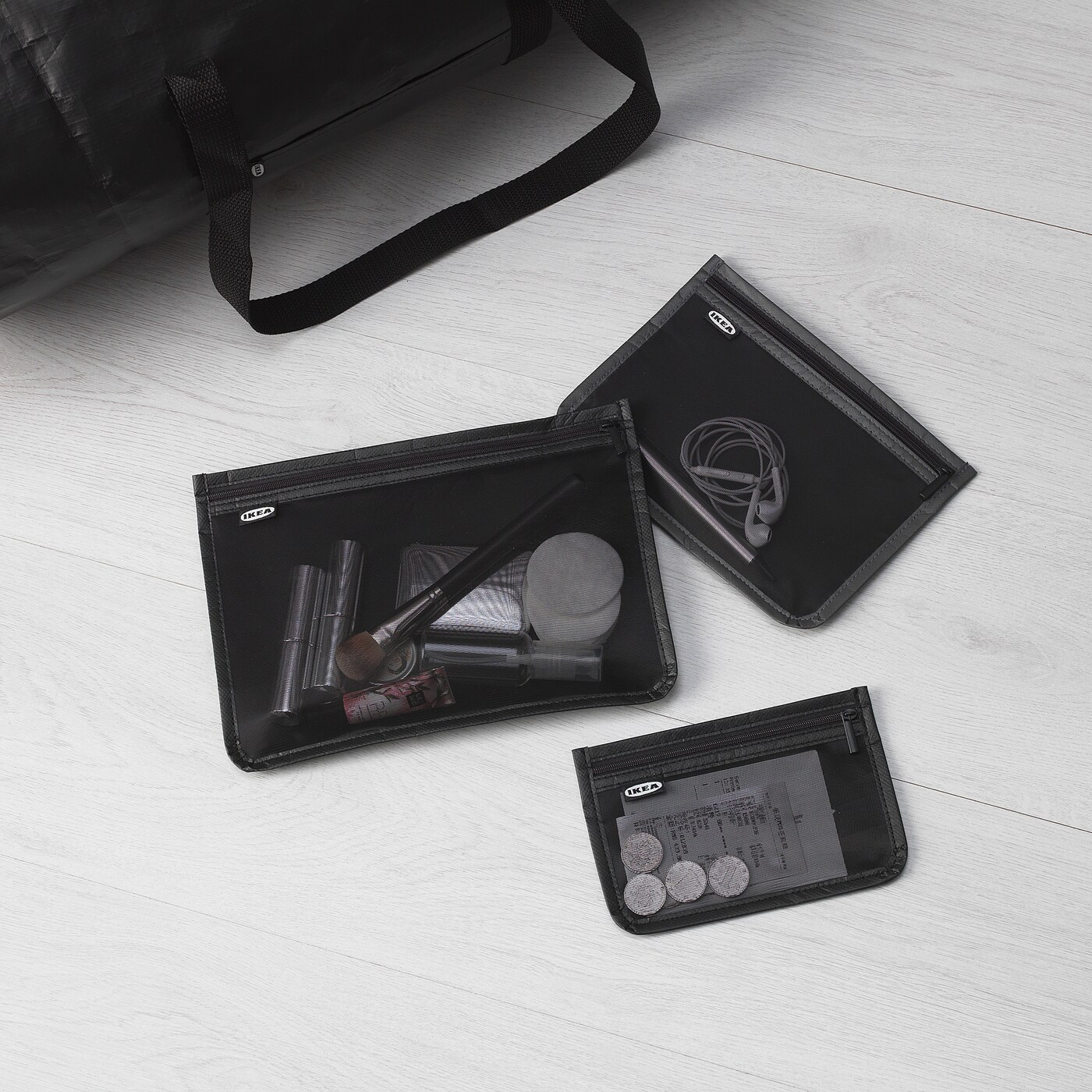 BRODERLIG accessory bag, set of 3 - IKEA