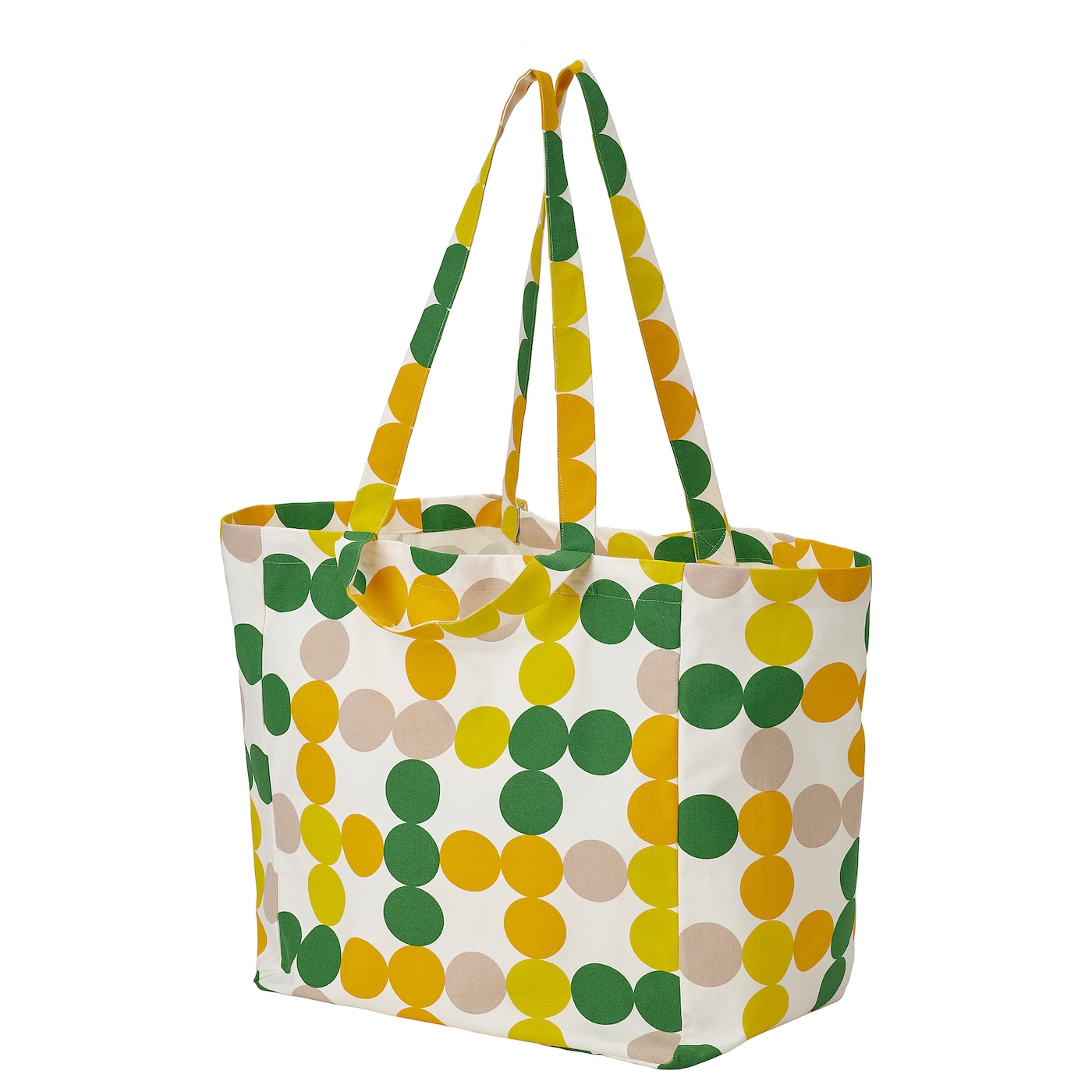 BRÖGGAN beach bag dot pattern multicolour - IKEA