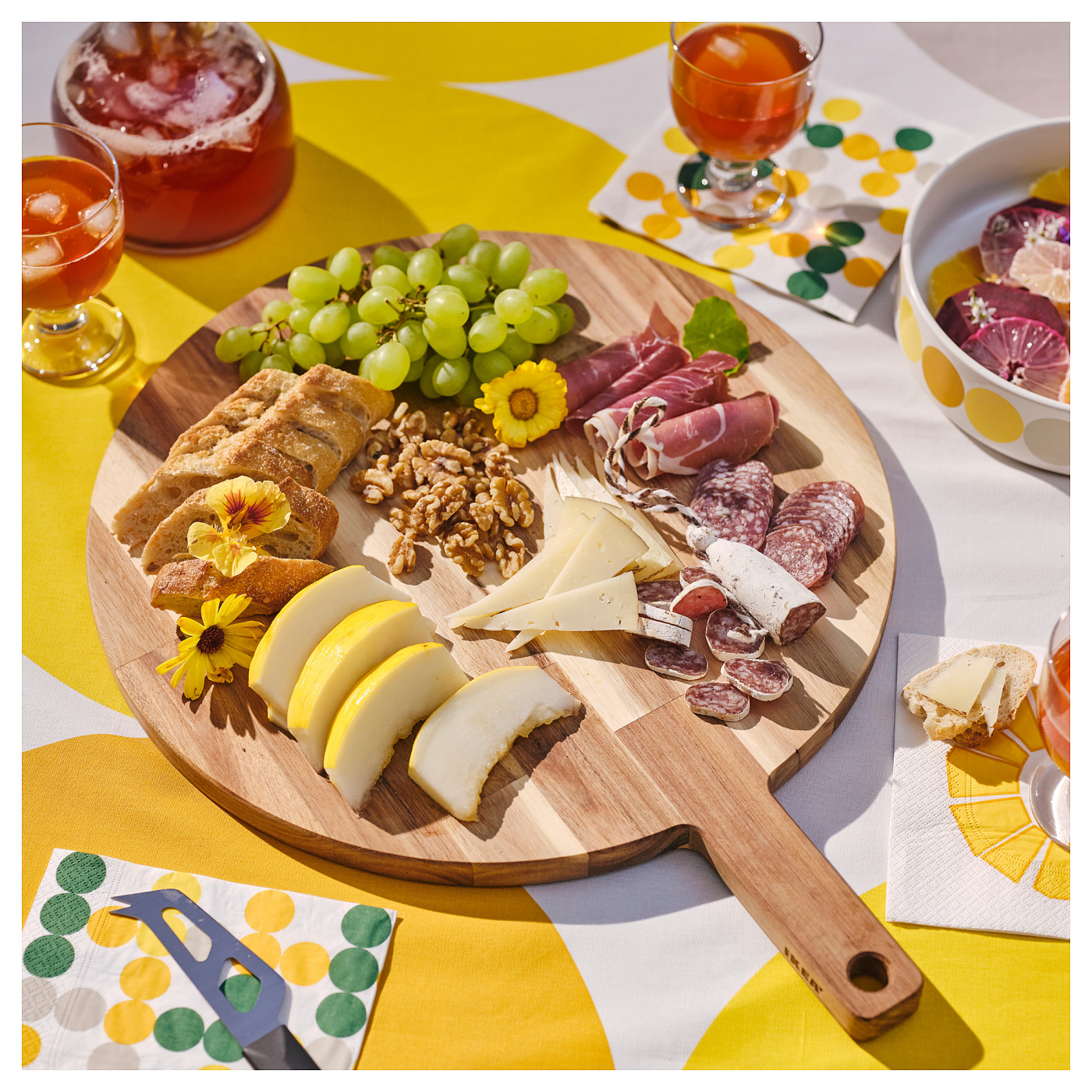 BRÖGGAN chopping board acacia - IKEA