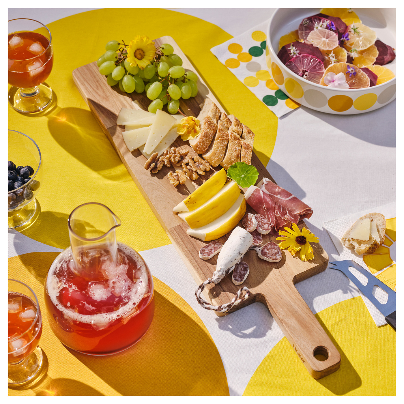 ARIKHA、Kichen-boardEggplant and Lemon Lemon yellow kitchen