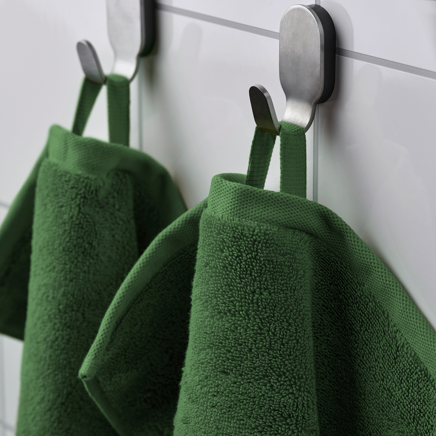 BROKGLIM hand towel green - IKEA