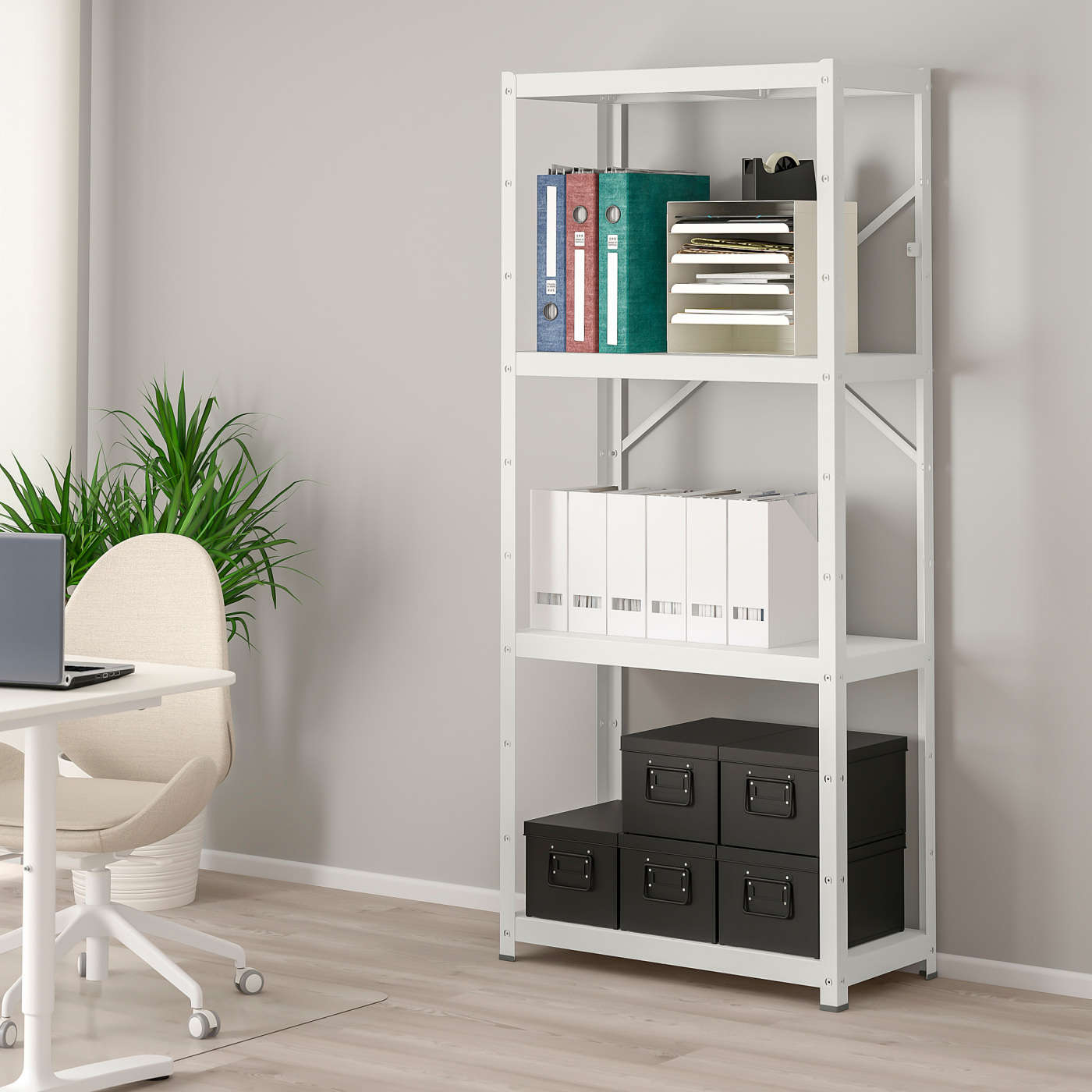 BROR 1 section/shelves white - IKEA