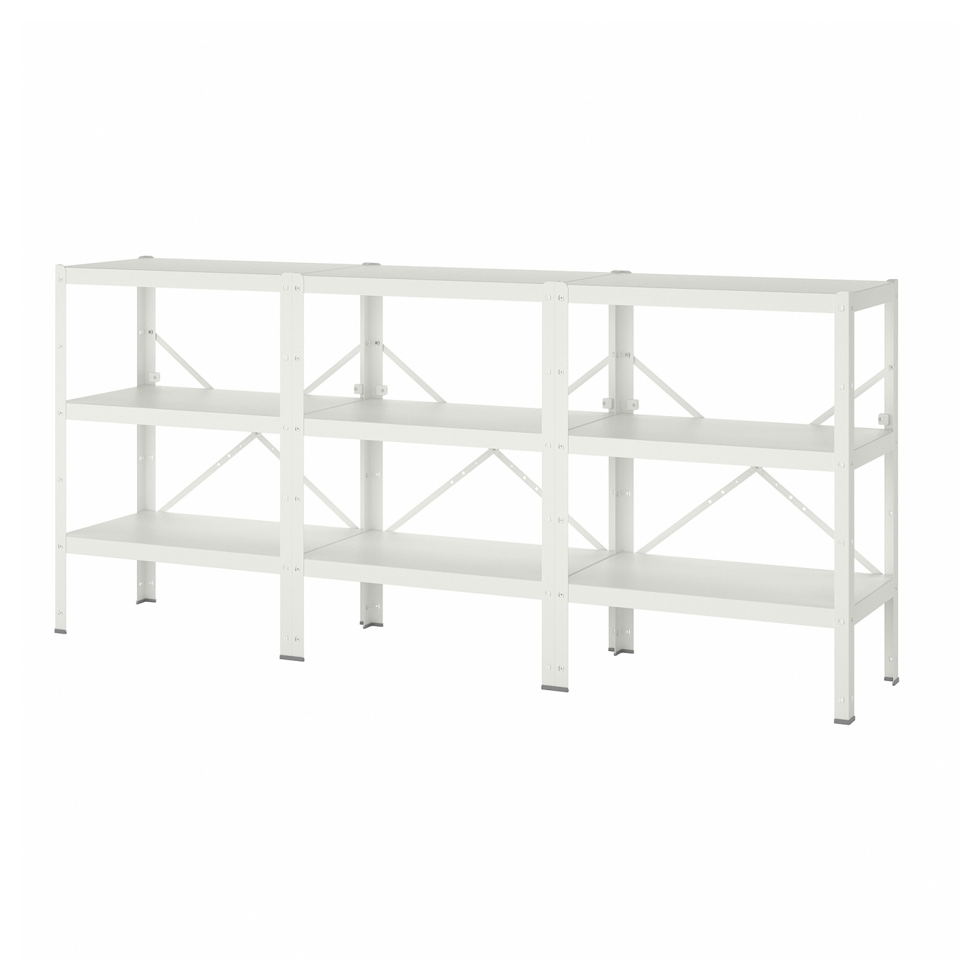 BROR 3 sections/shelves white - IKEA