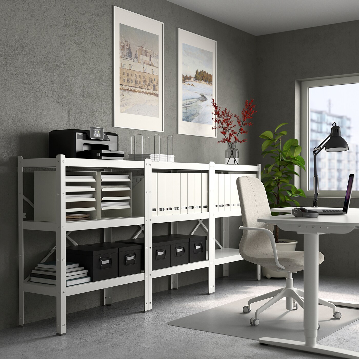 BROR shelving unit white - IKEA