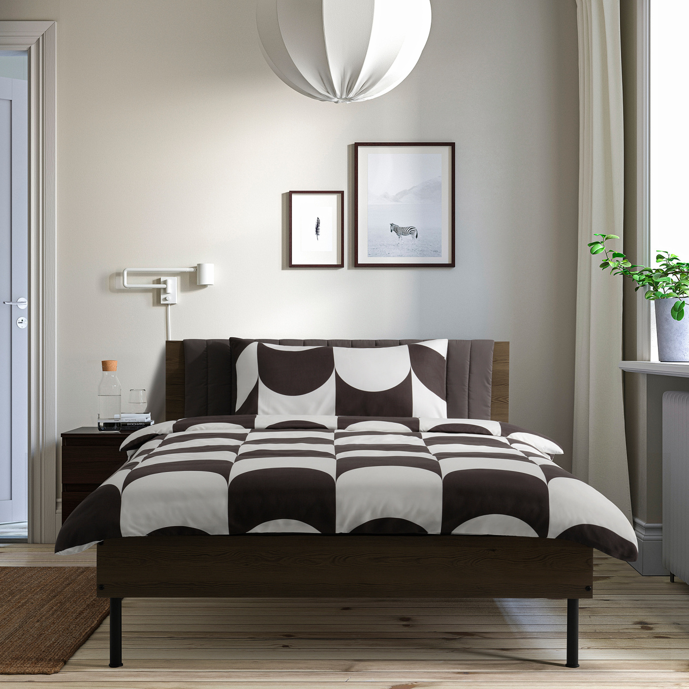 BRUKSVARA bed frame brown - IKEA