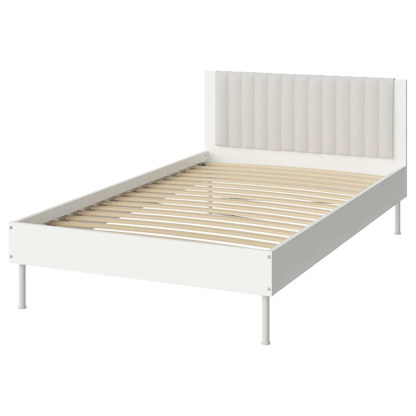 ベッドフレーム White bed frame BRUKSVARA bed frame white - IKEA