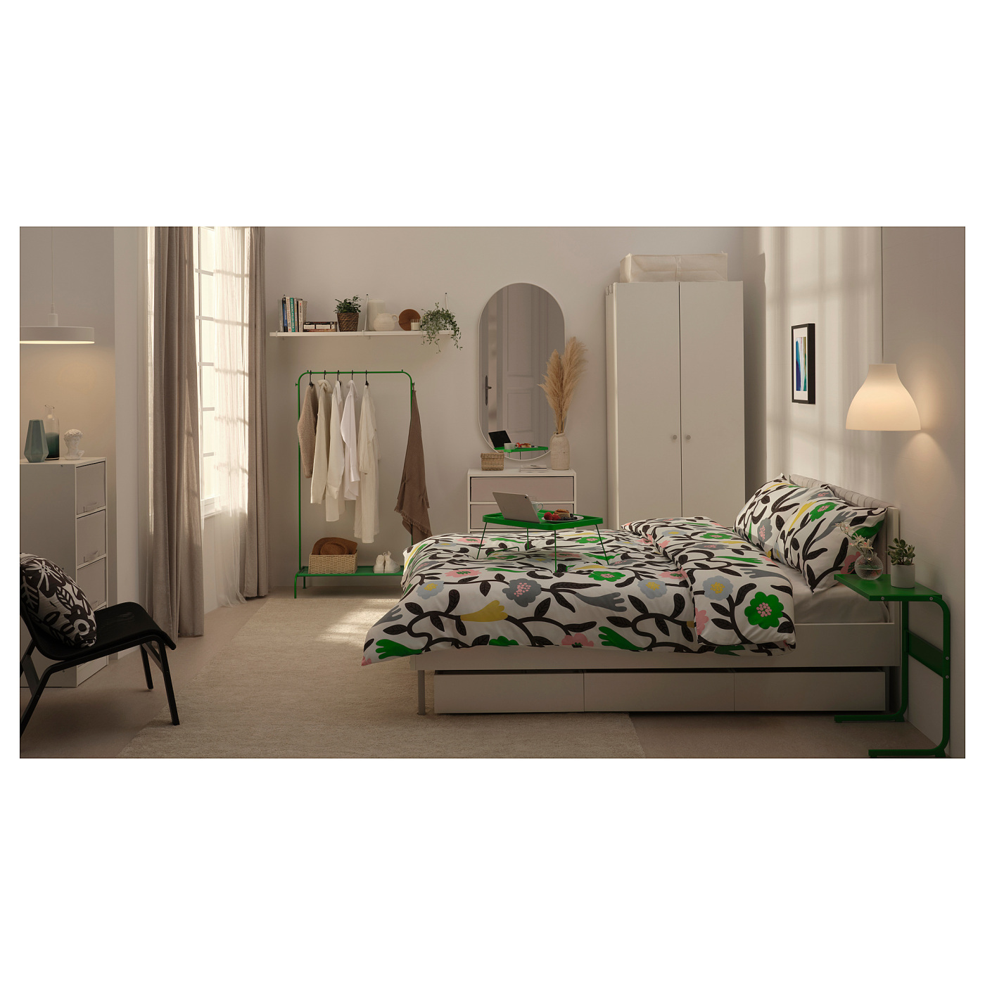 BRUKSVARA bed tray green - IKEA