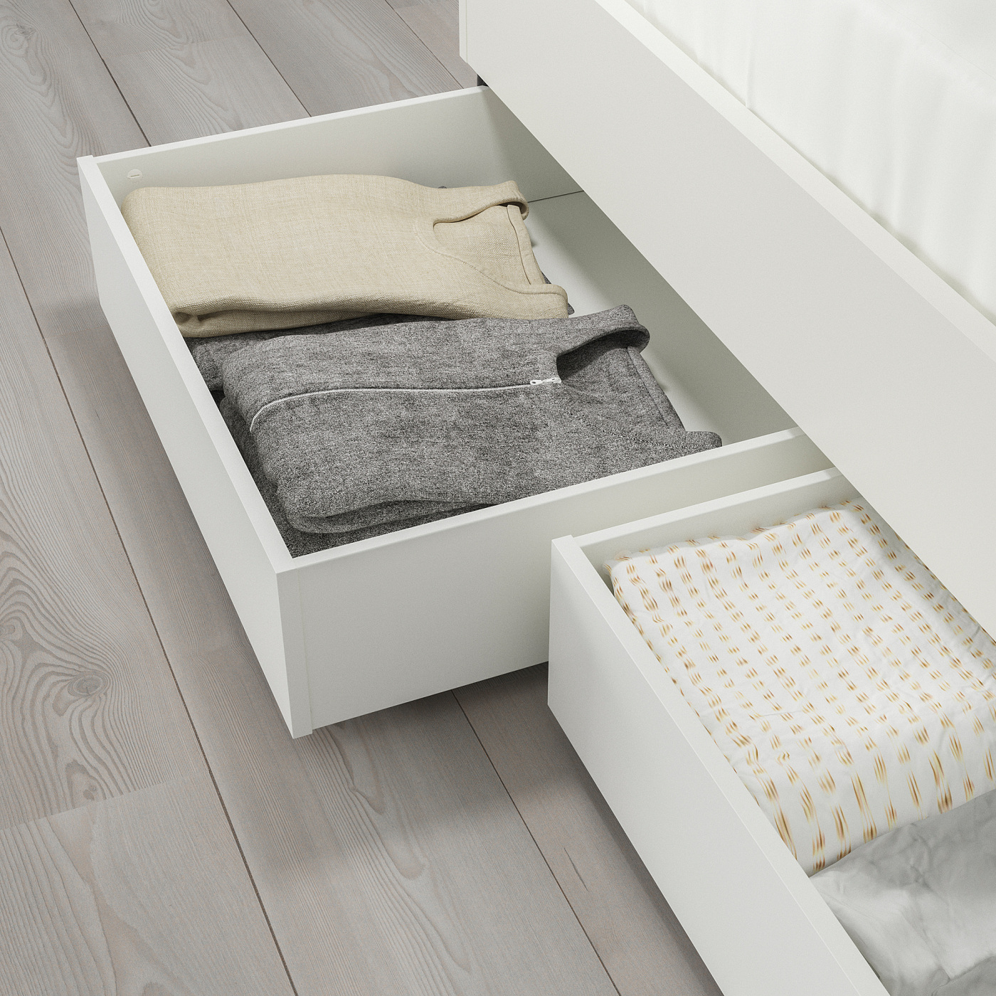 BRUKSVARA bedroom furniture, set of 9 white - IKEA