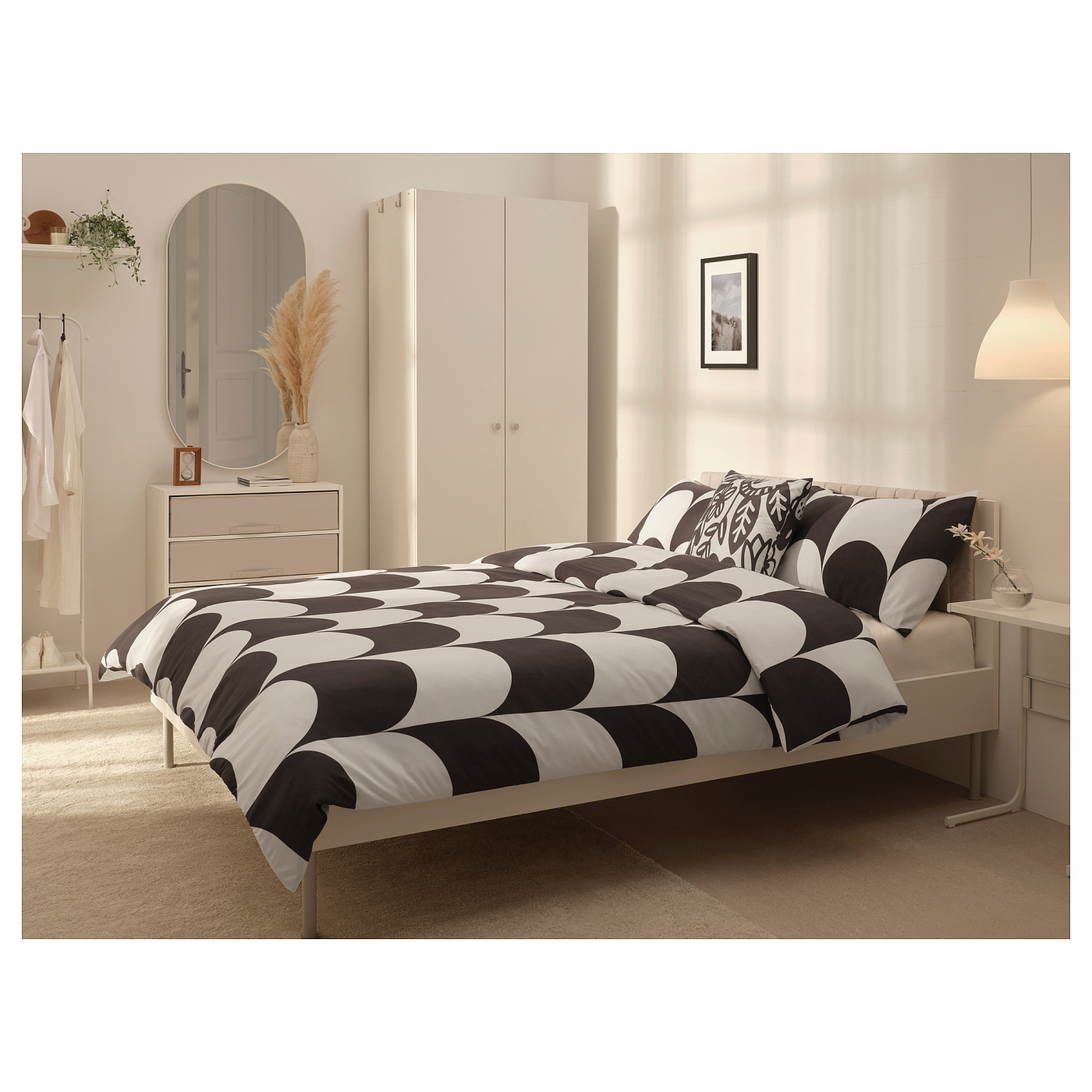 BRUKSVARA bedroom furniture, set of 9 white - IKEA