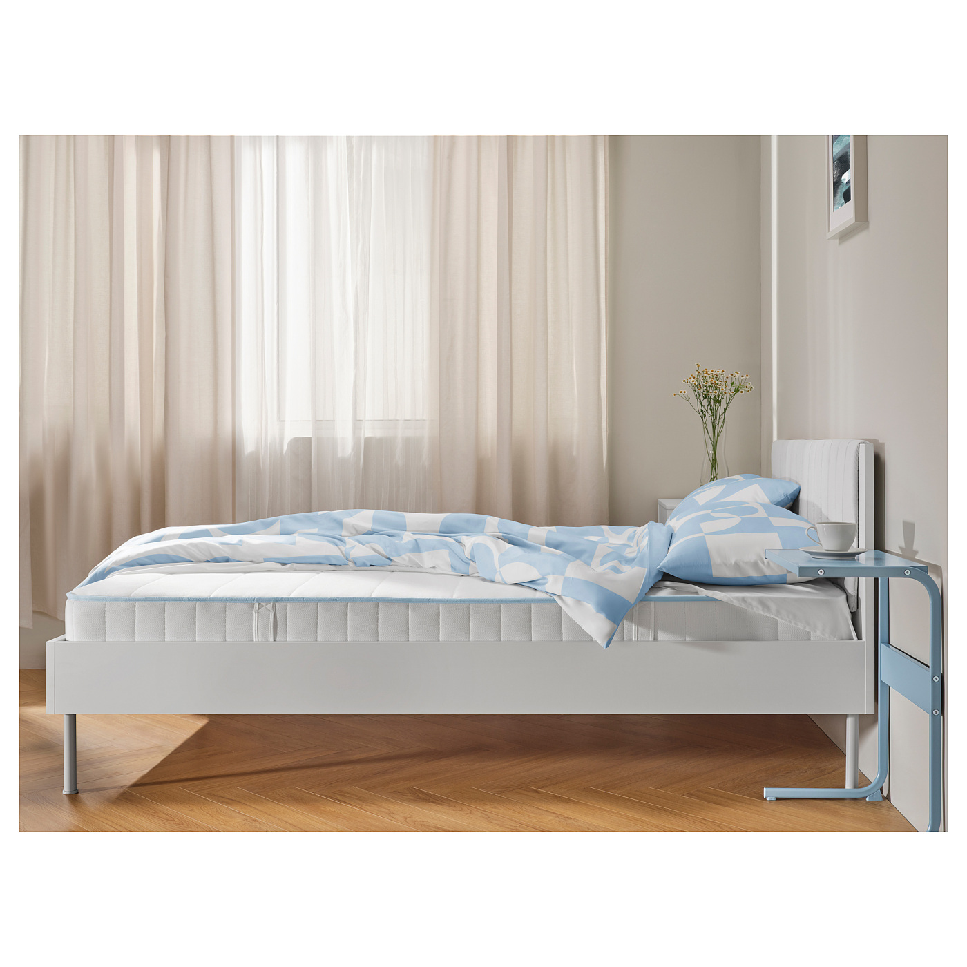 BRUKSVARA pocket sprung mattress extra firm white - IKEA
