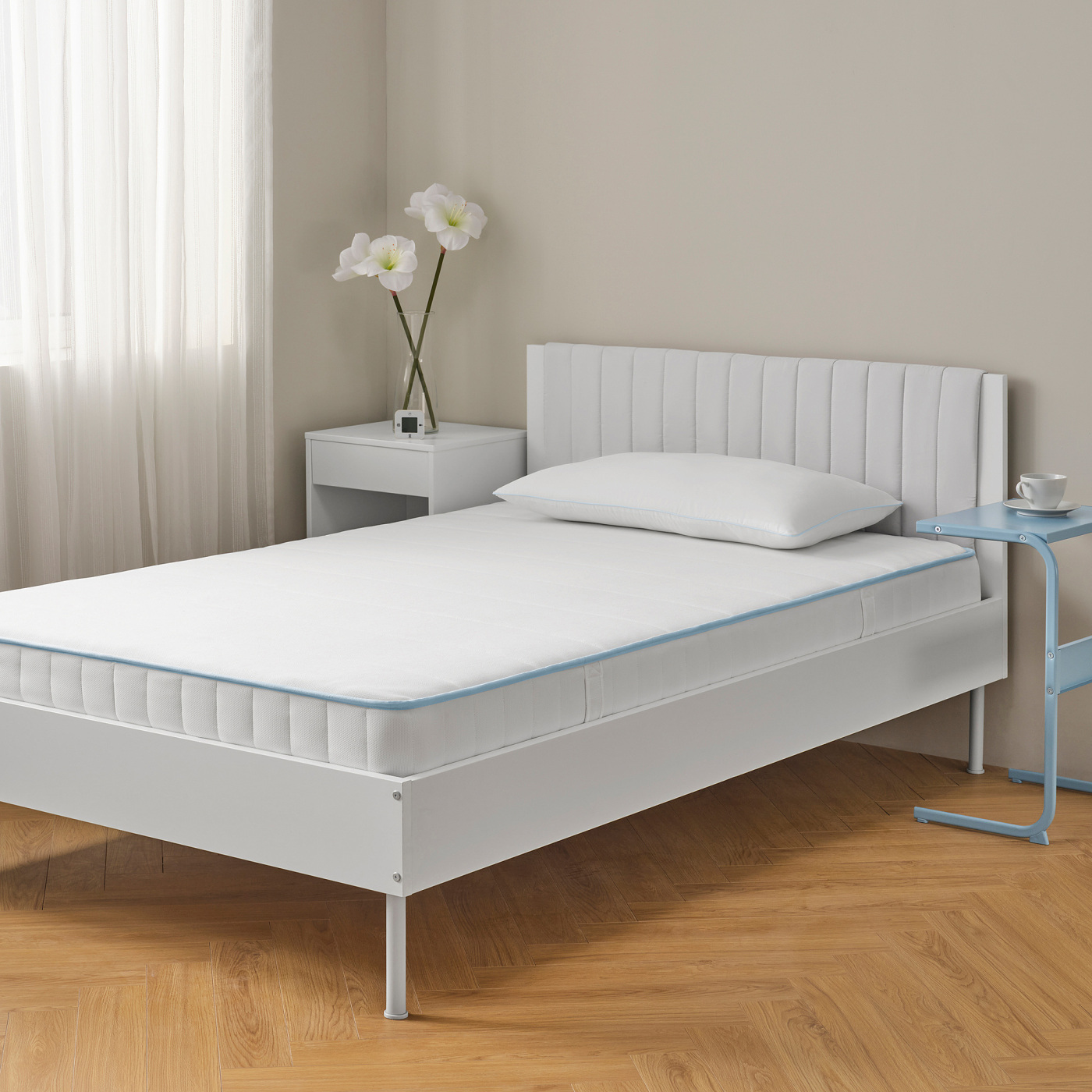 BRUKSVARA pocket sprung mattress extra firm white - IKEA