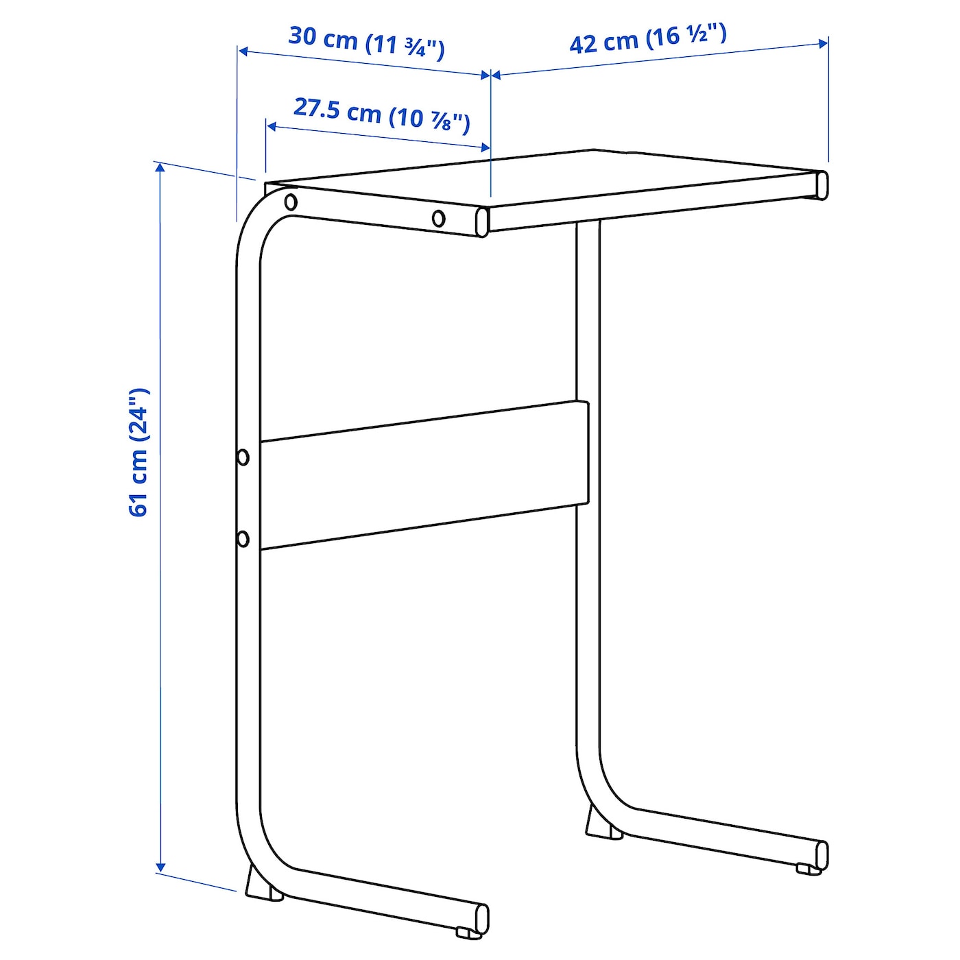 我谷風盆　約32cm×約22.5cm×約3.5cm 我谷風盆 約32cm×約22.5cm×約3.5cm BRUKSVARA side table green