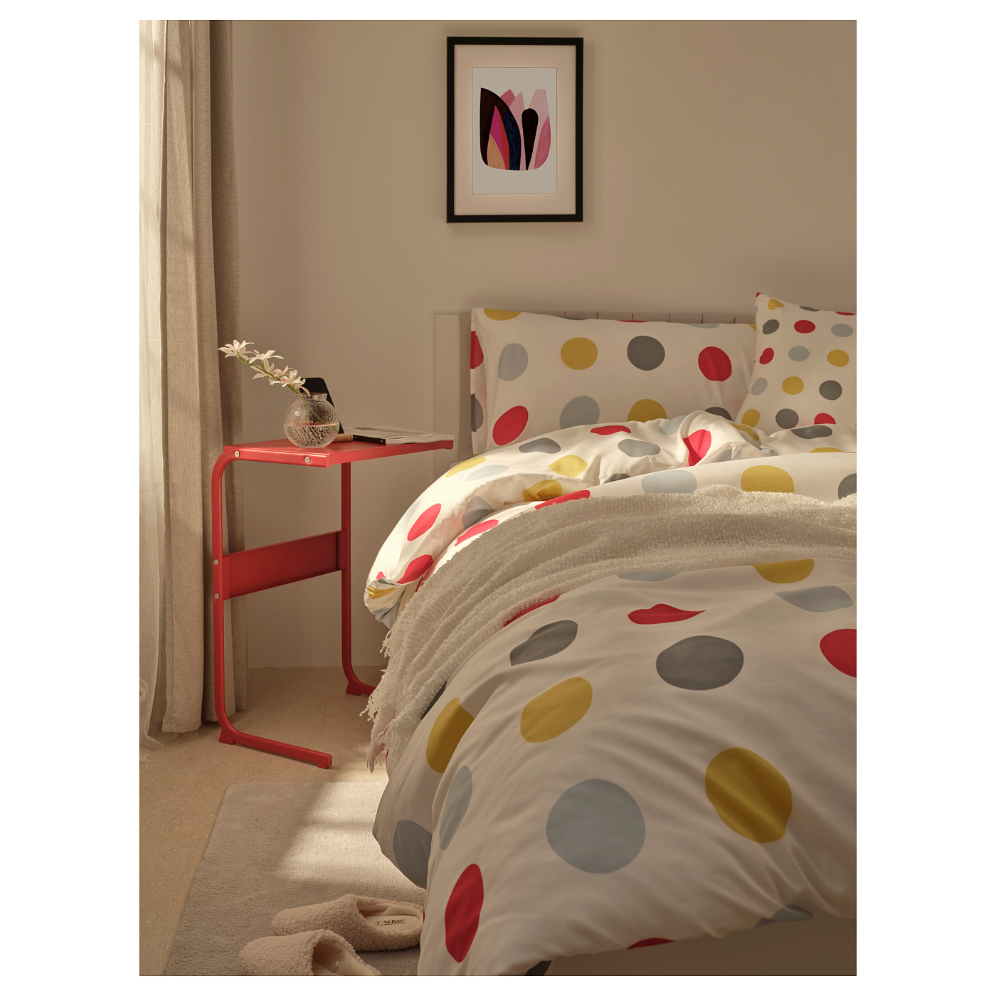 BRUKSVARA side table red - IKEA