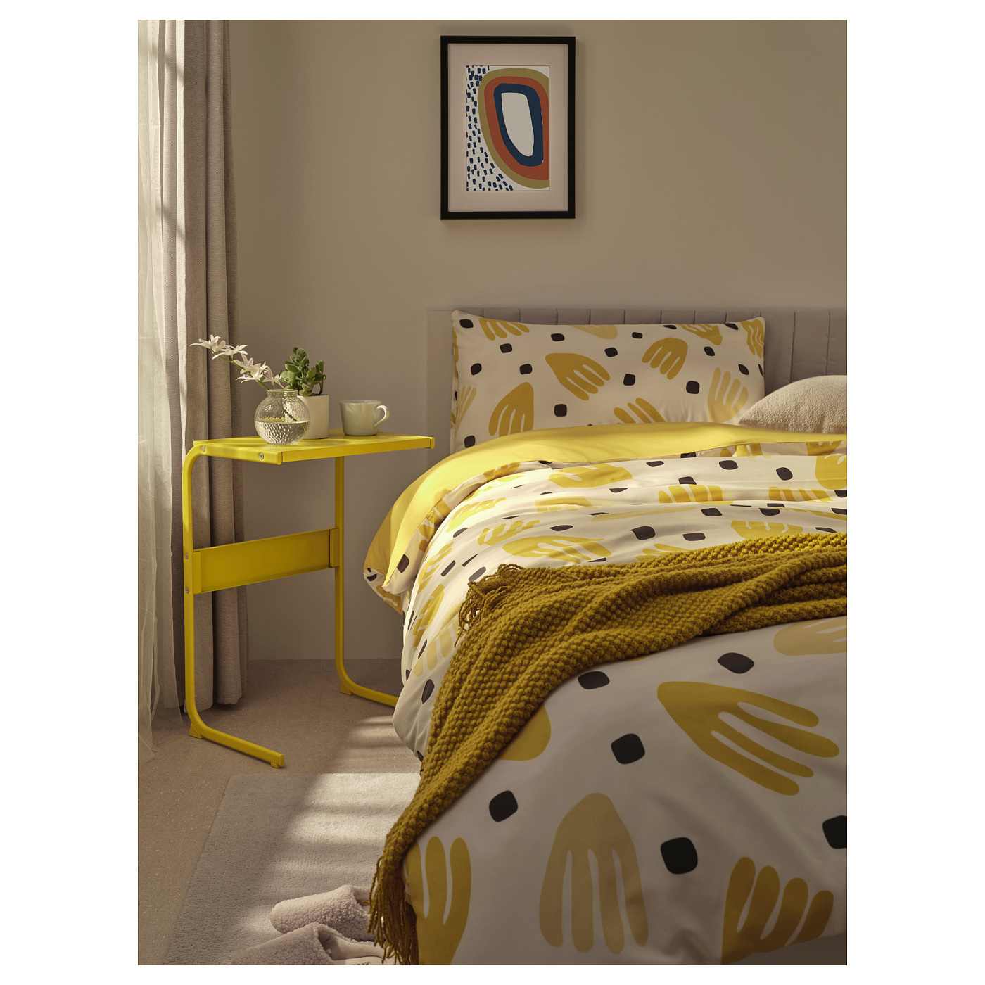 BRUKSVARA side table yellow - IKEA