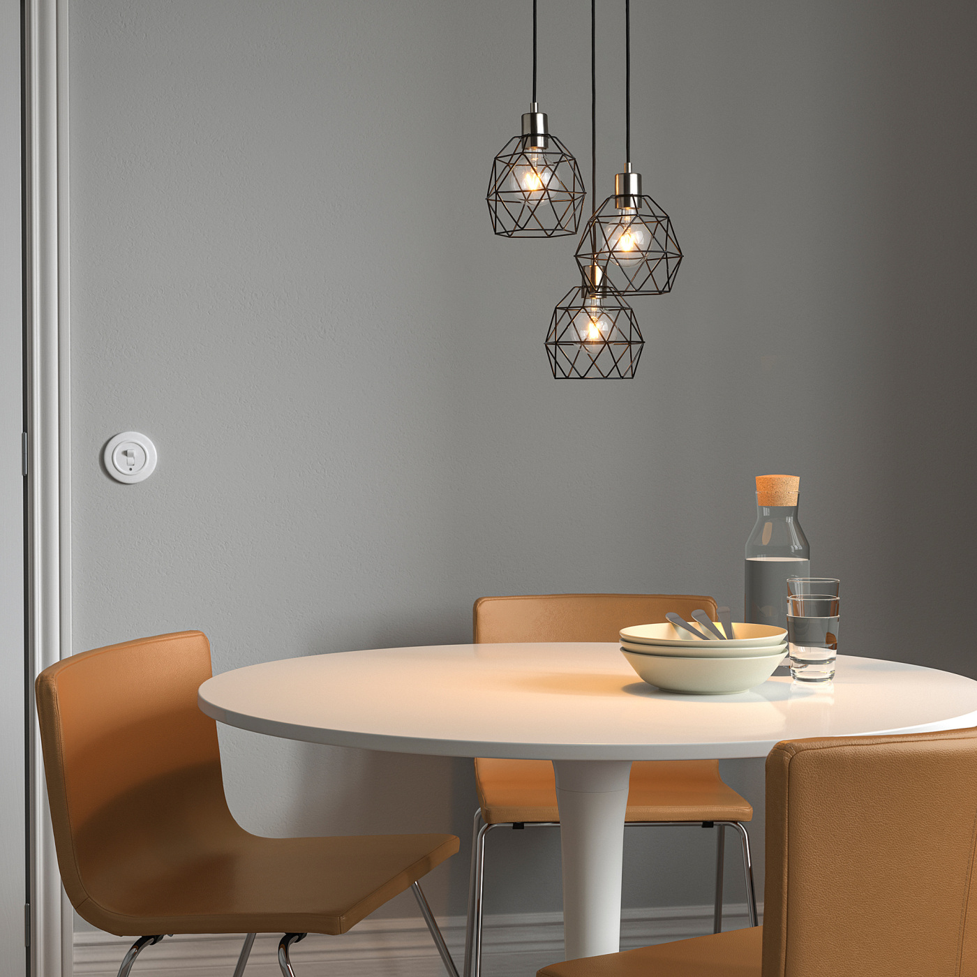BRUNSTA pendant lamp shade black - IKEA